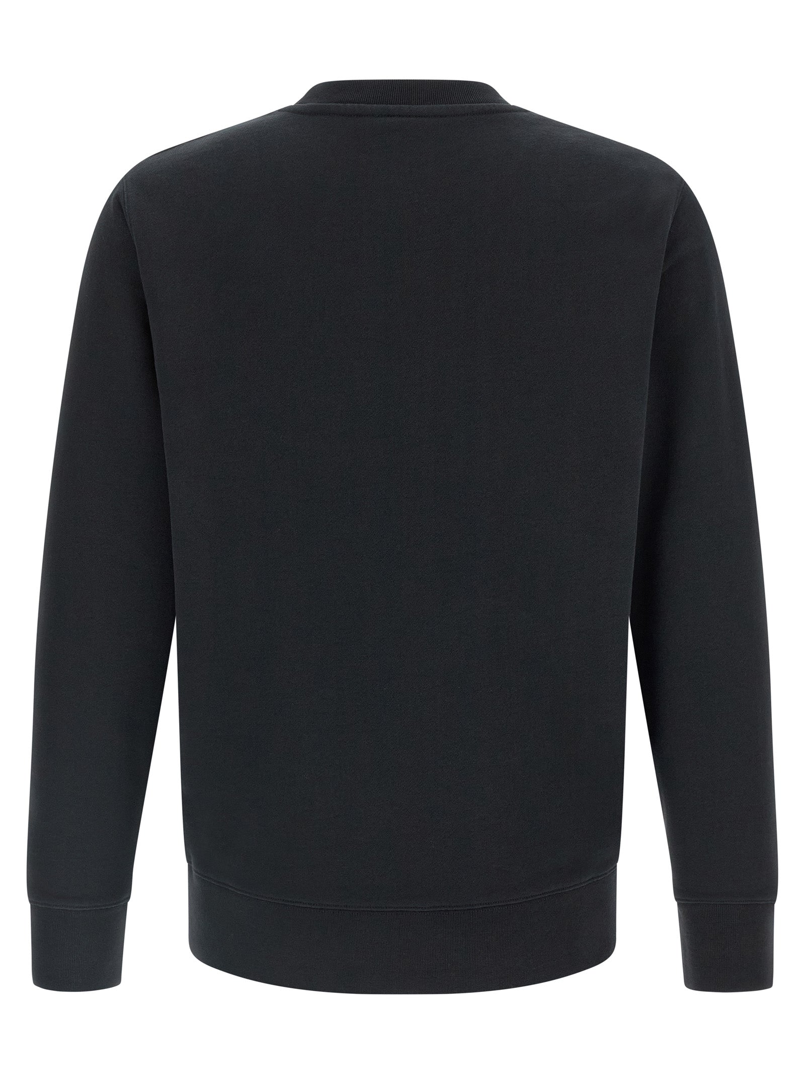 Maison Kitsuné Fox Head Patch Crewneck Sweatshirt Black