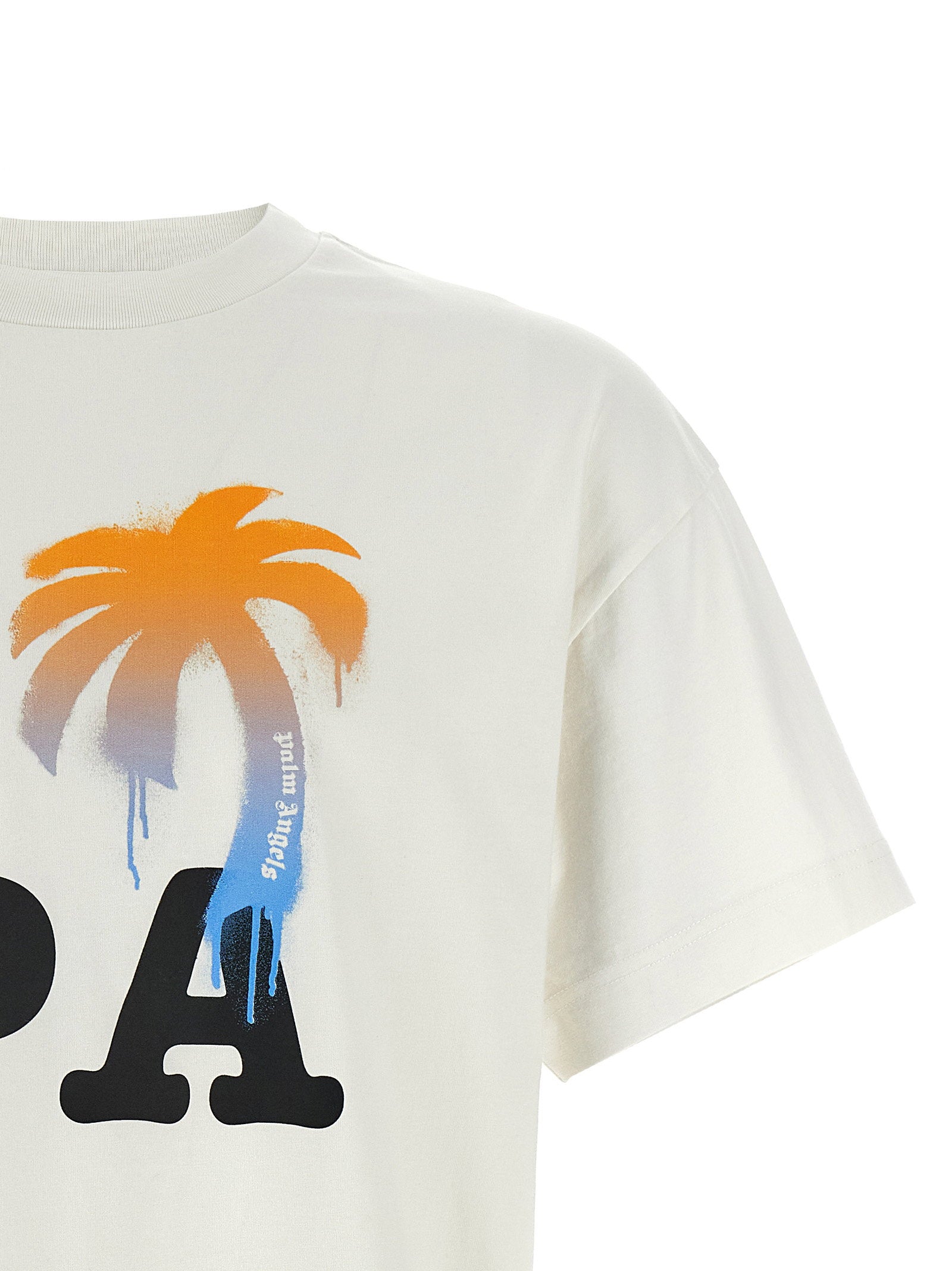 Palm Angels I Love PA T-shirt, detail van print