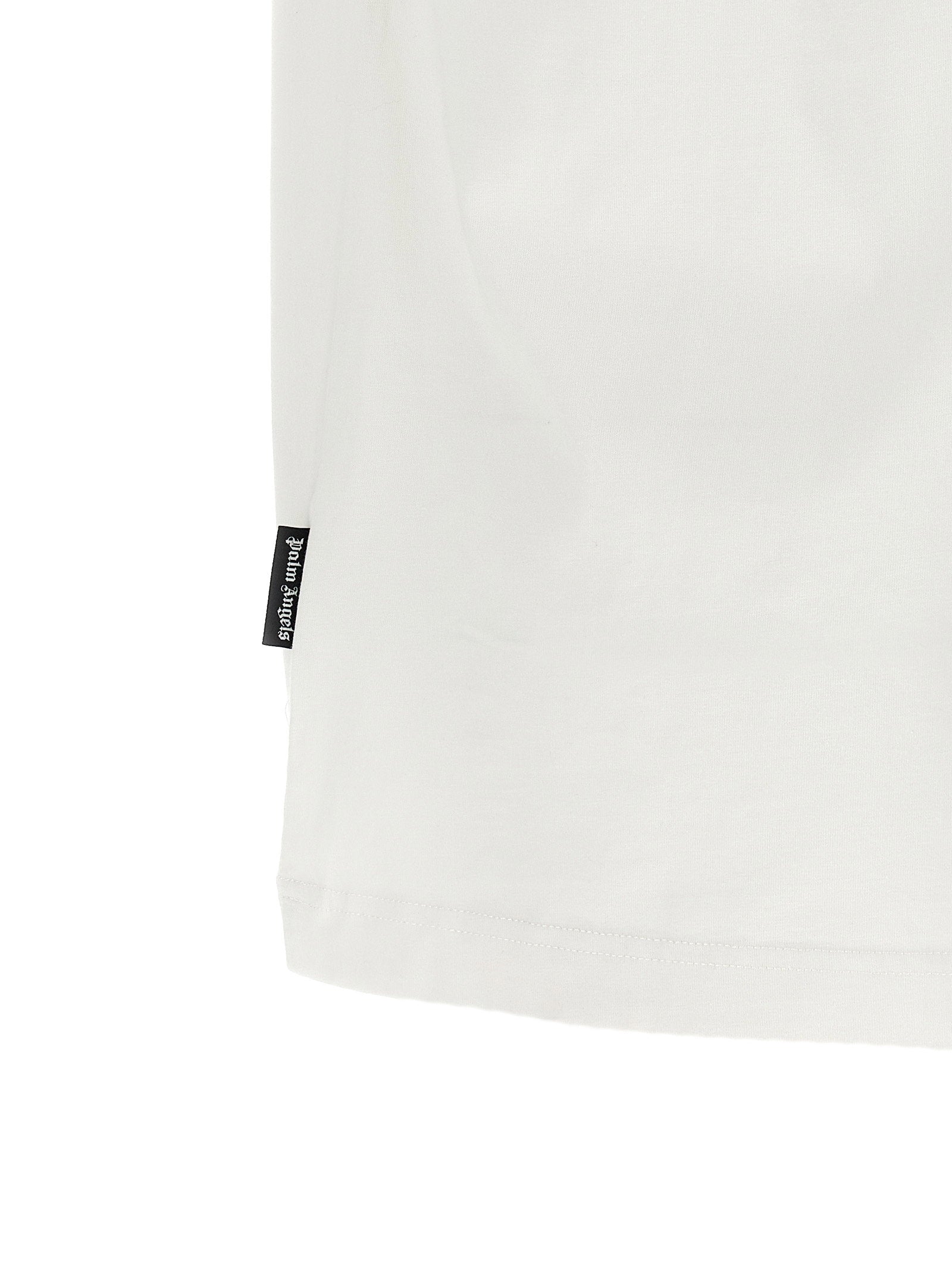 Palm Angels I Love PA T-shirt, close-up van dropped shoulder