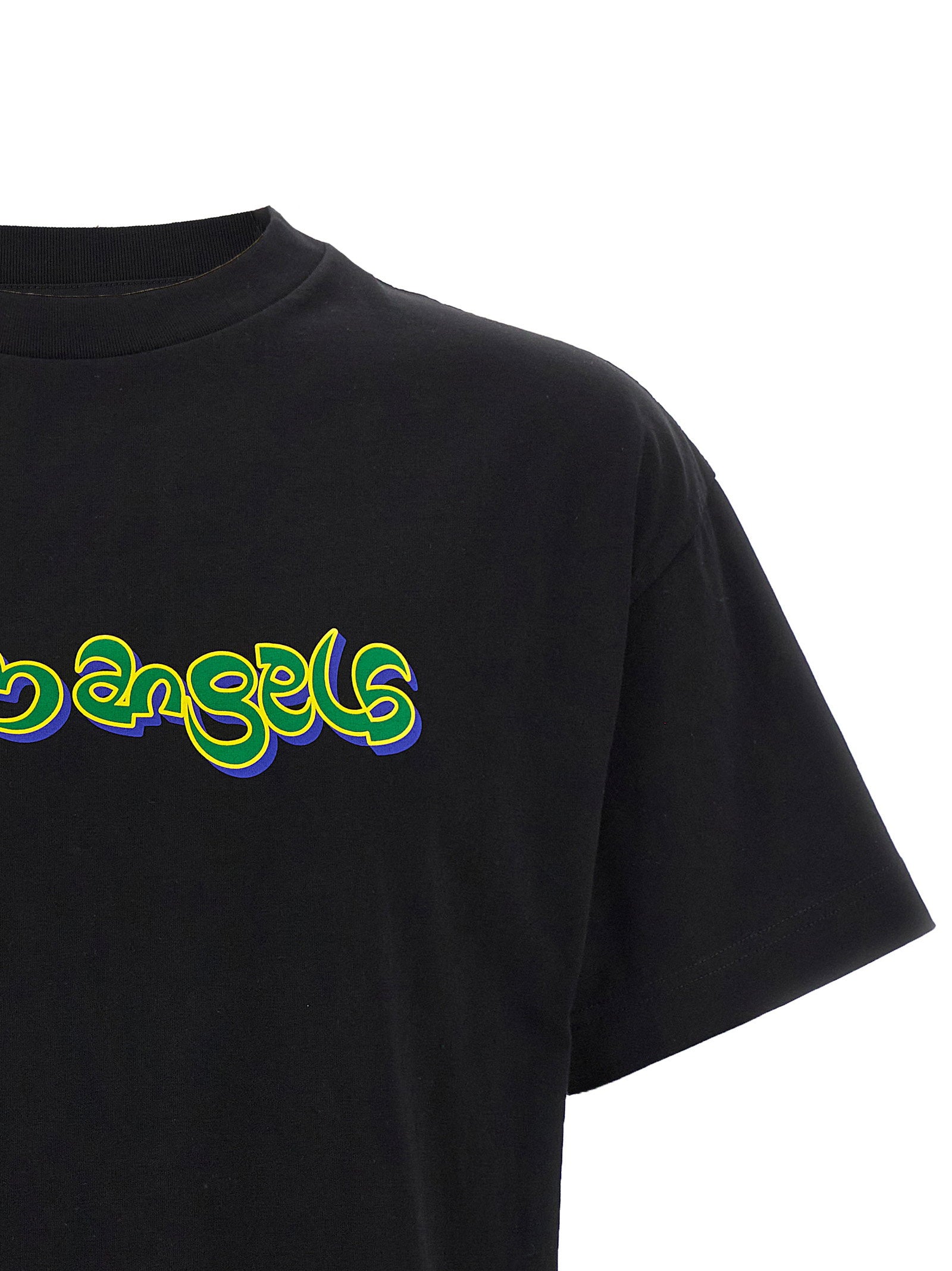 Palm Angels Thai Logo T-shirt detail 3D-print