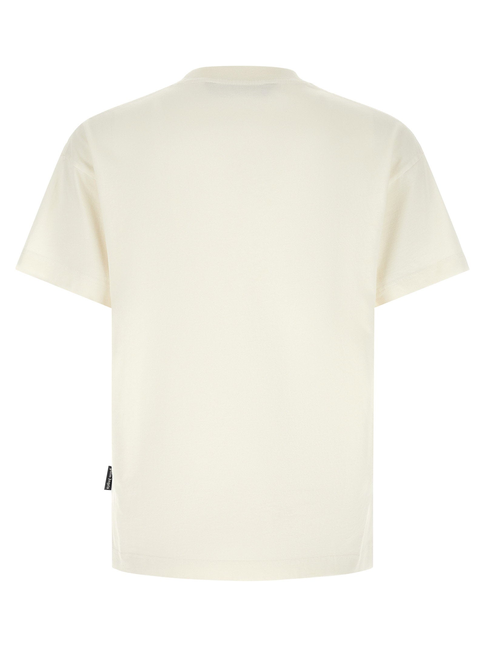 Palm Angels Bear T-shirt wit effen achterzijde