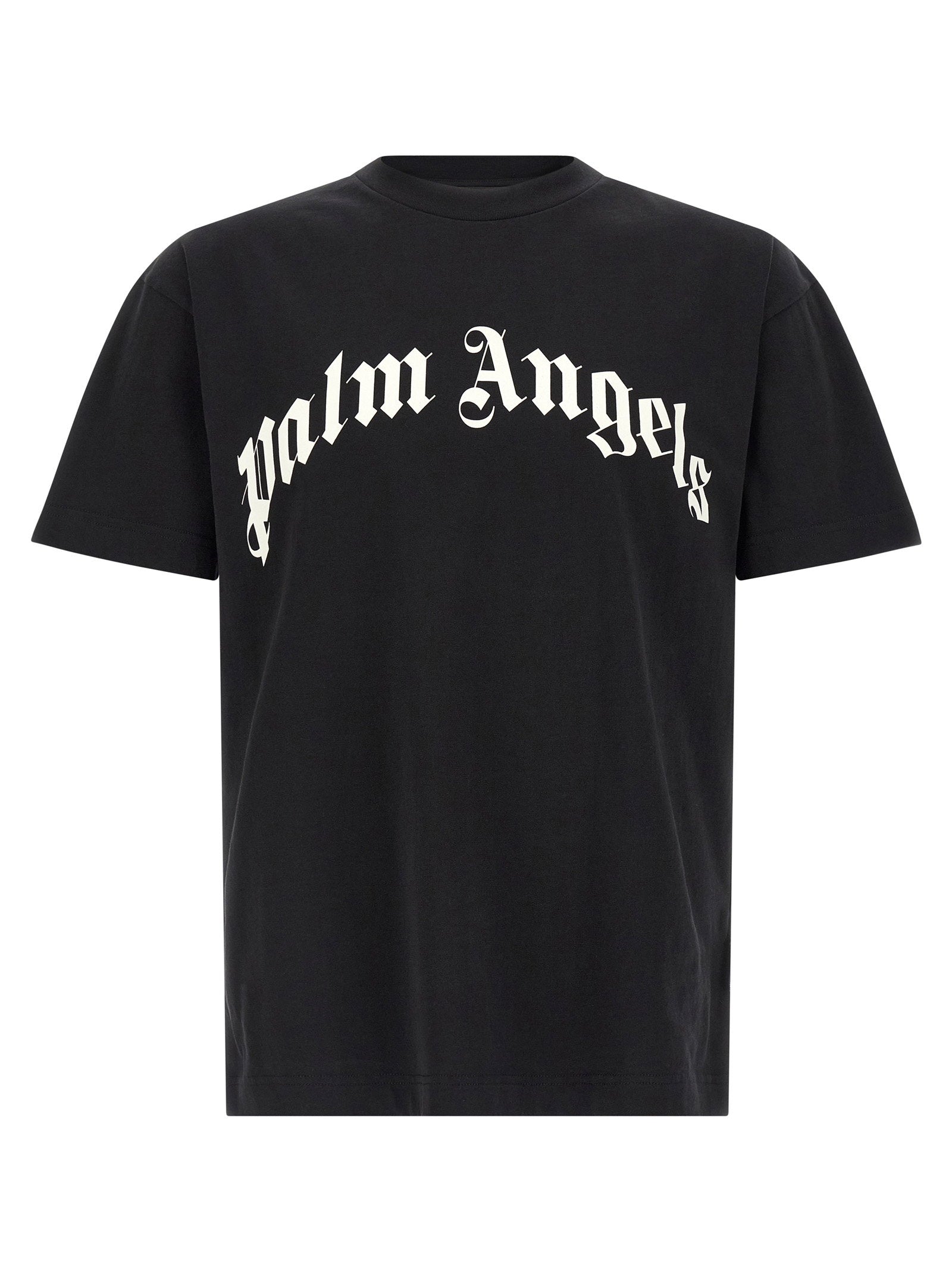 Palm Angels Curved Logo T-shirt vooraanzicht