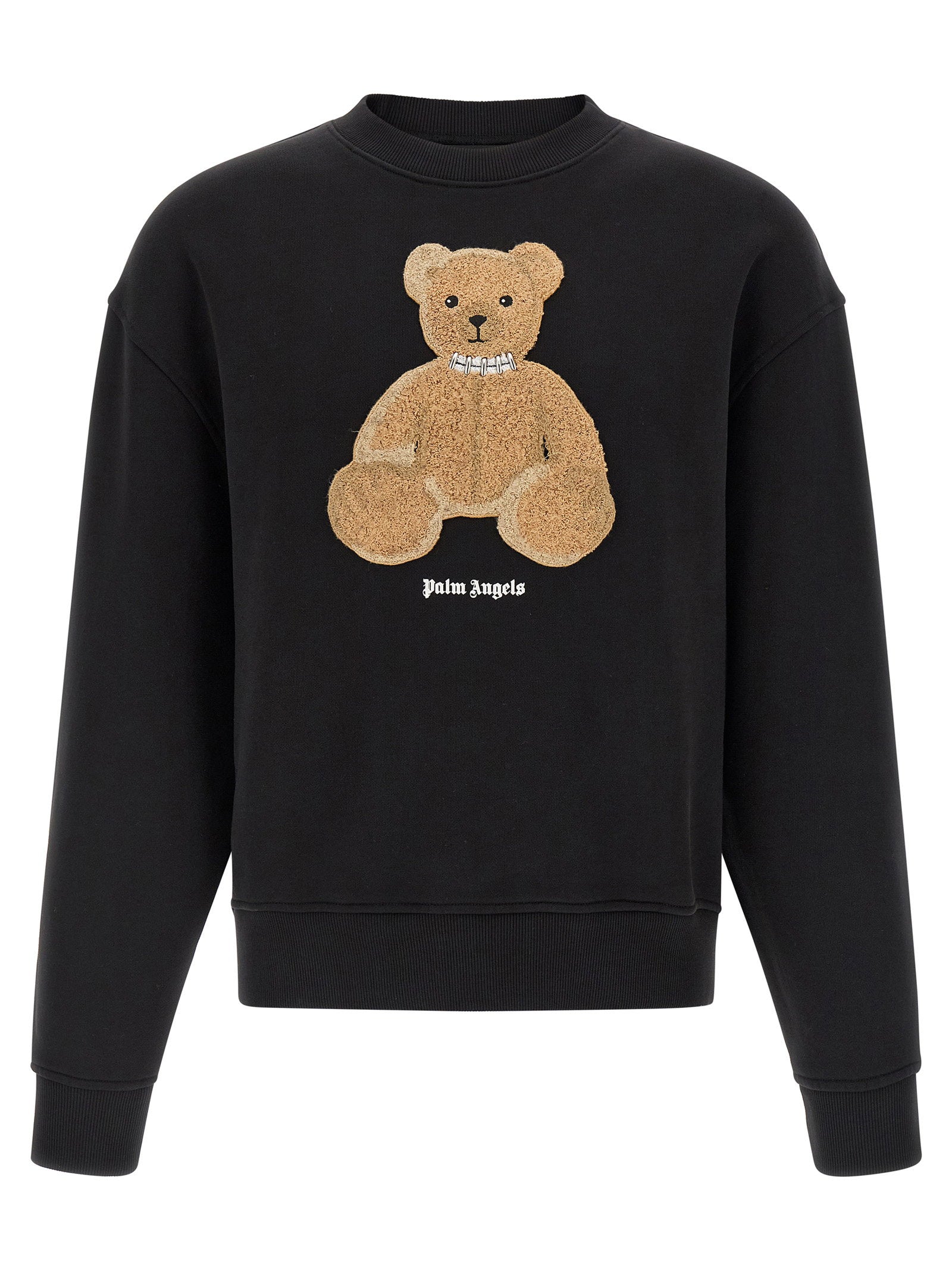Palm Angels Bear In Mind Crewneck Sweatshirt Zwart Topwear Palm Angels