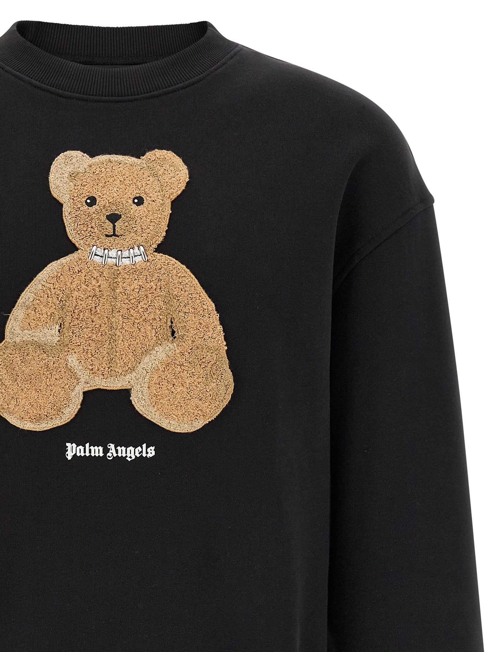 Palm Angels Bear Sweatshirt Black-thumbmail-3