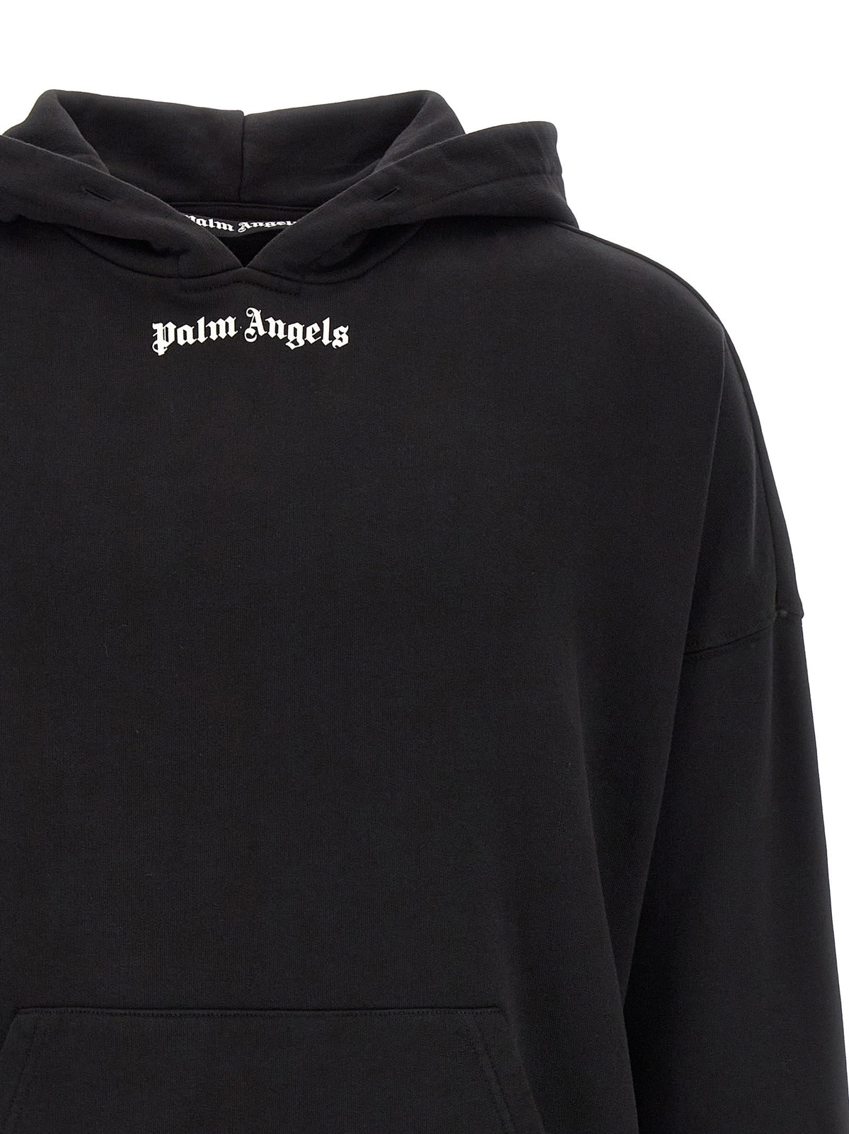 Palm Angels Classic Logo Over Hoodie Zwart met Off-white Logo-thumbmail-3