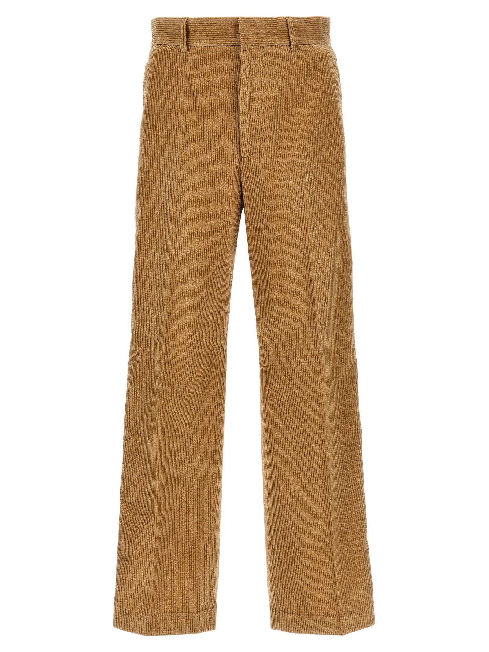 Palm Angels Corduroy Suit Tape Pantalon Bruin Trousers Palm Angels