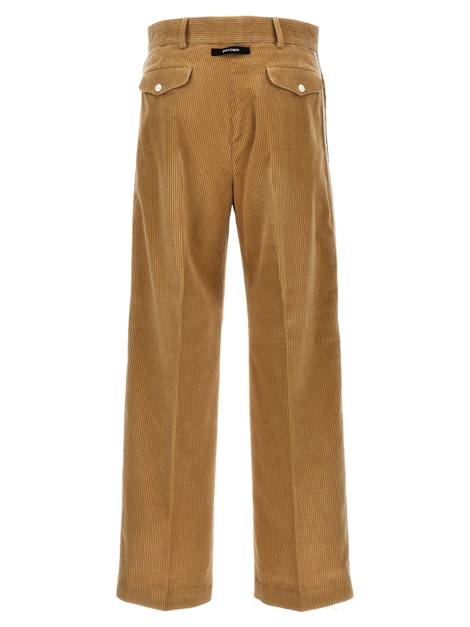 Palm Angels Corduroy Suit Tape Pantalon Bruin Trousers Palm Angels