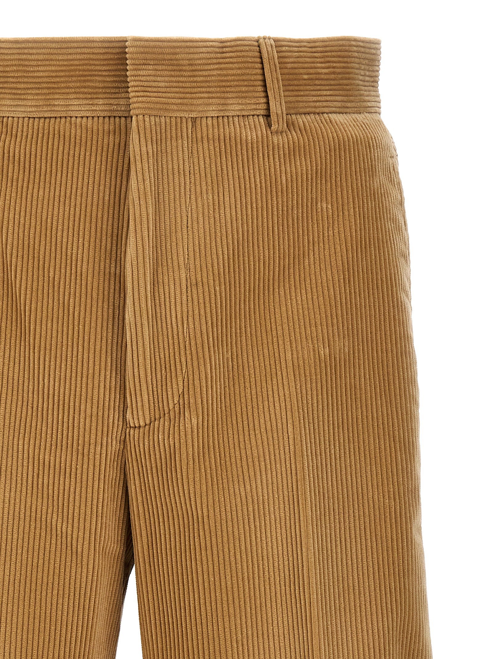 Palm Angels Corduroy Suit Tape Pantalon Bruin Trousers Palm Angels