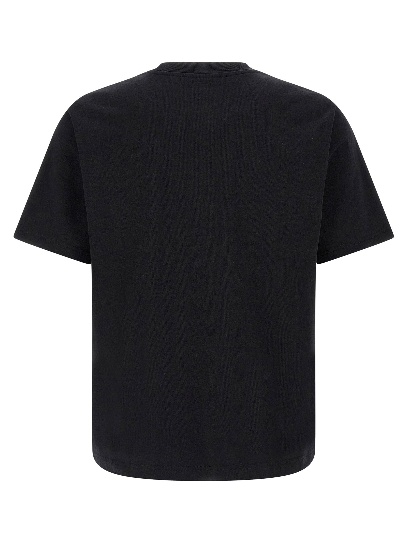 Maison Kitsuné Paris Comfort T-shirt in zwart, achteraanzicht