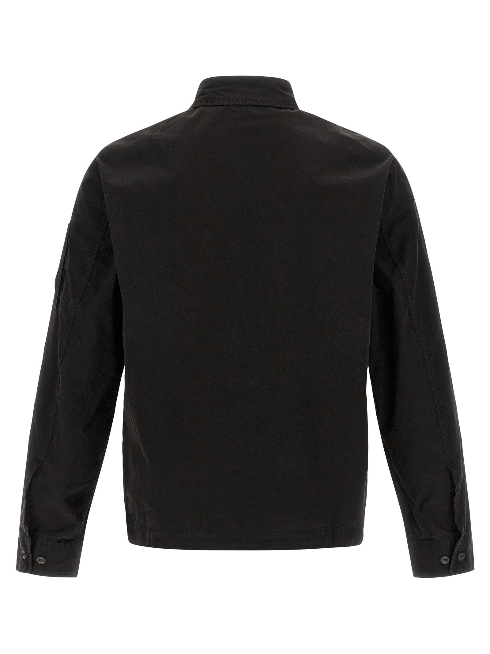 C.P. Company Lens Overshirt Zwart Shirts C.p. Company