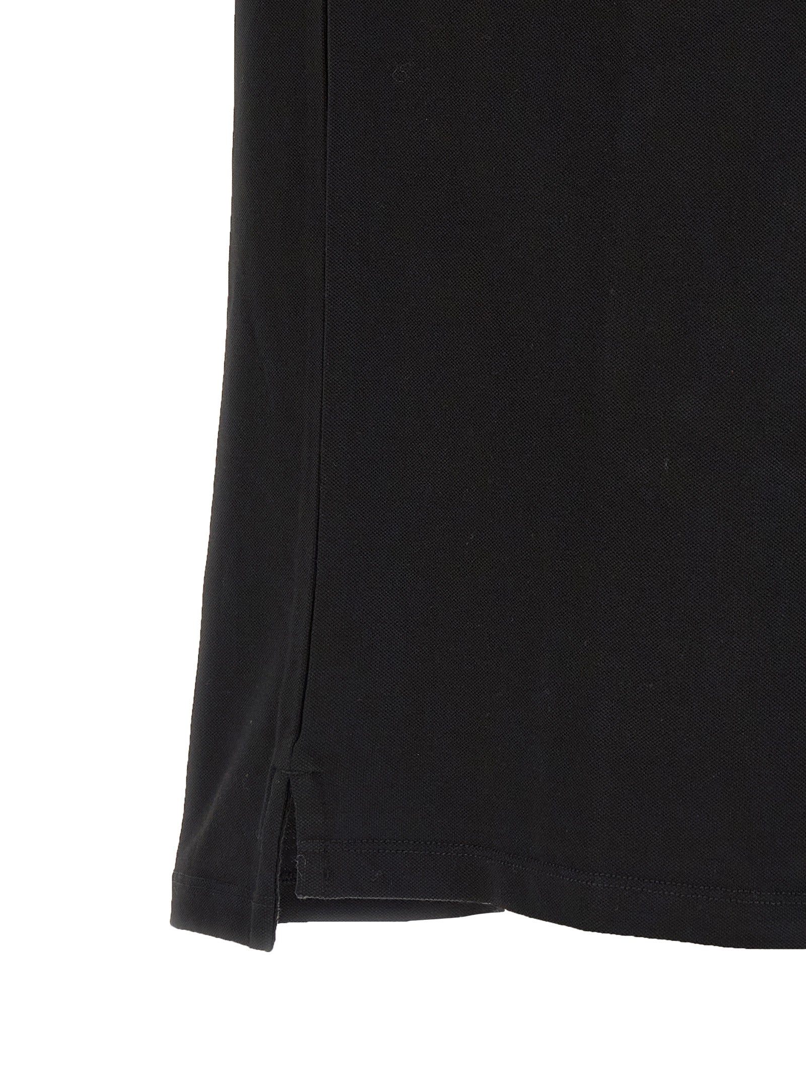 C.P. Company Stretch Piqué Polo Shirt Logo Patch Black Shirts C.p. Company
