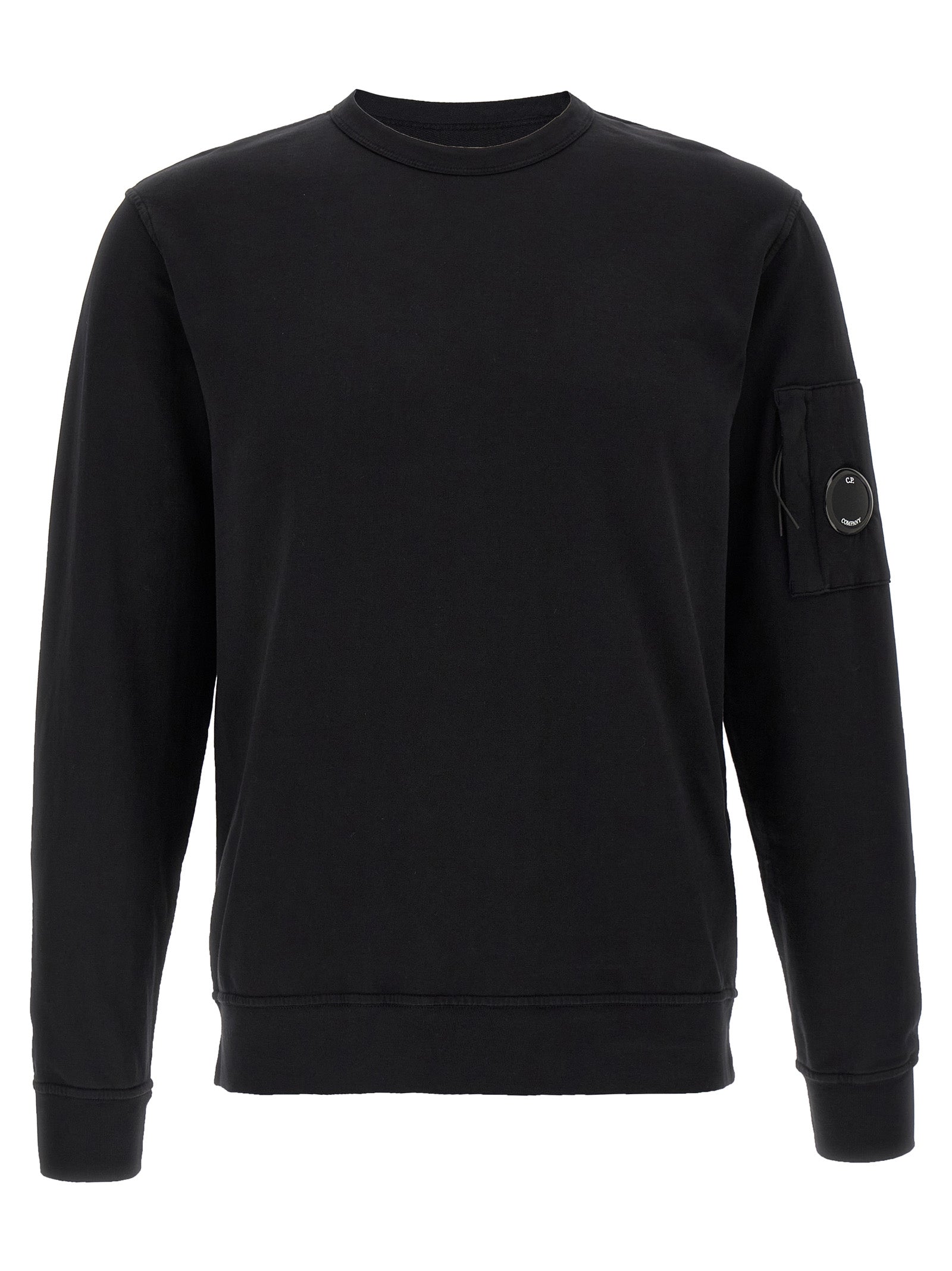 C.P. Company Fleece Crewneck Sweatshirt Black