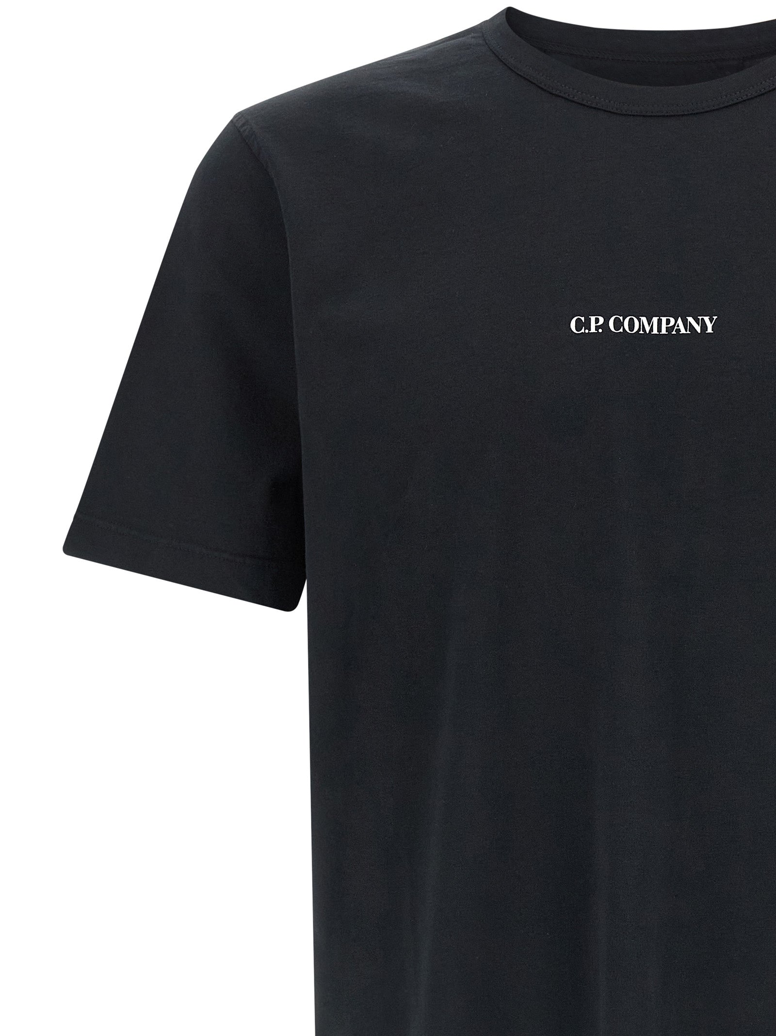 C.P. Company Logo T-shirt Black-thumbmail-3
