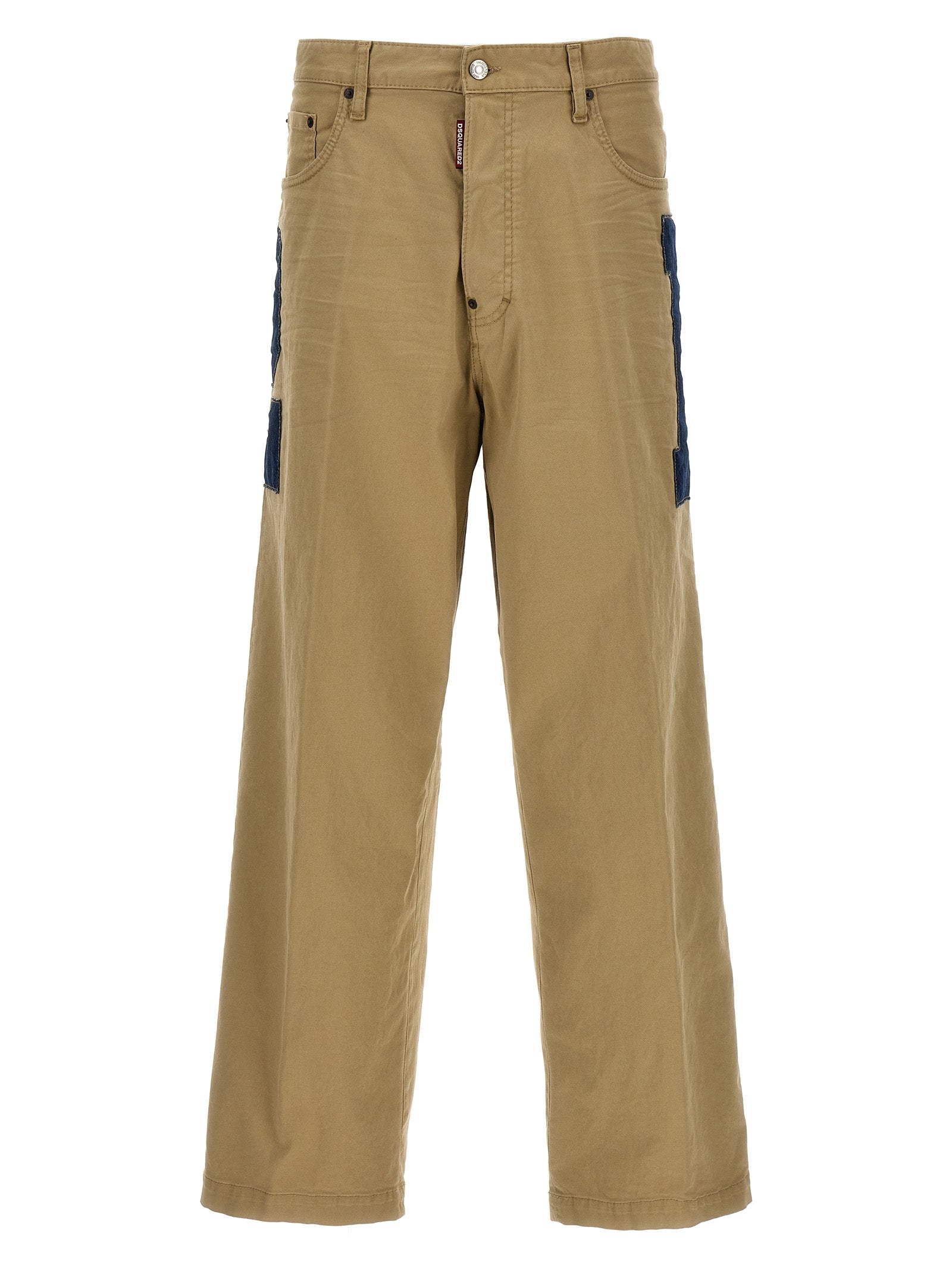 Dsquared2 Eros Graphic Jeans Beige