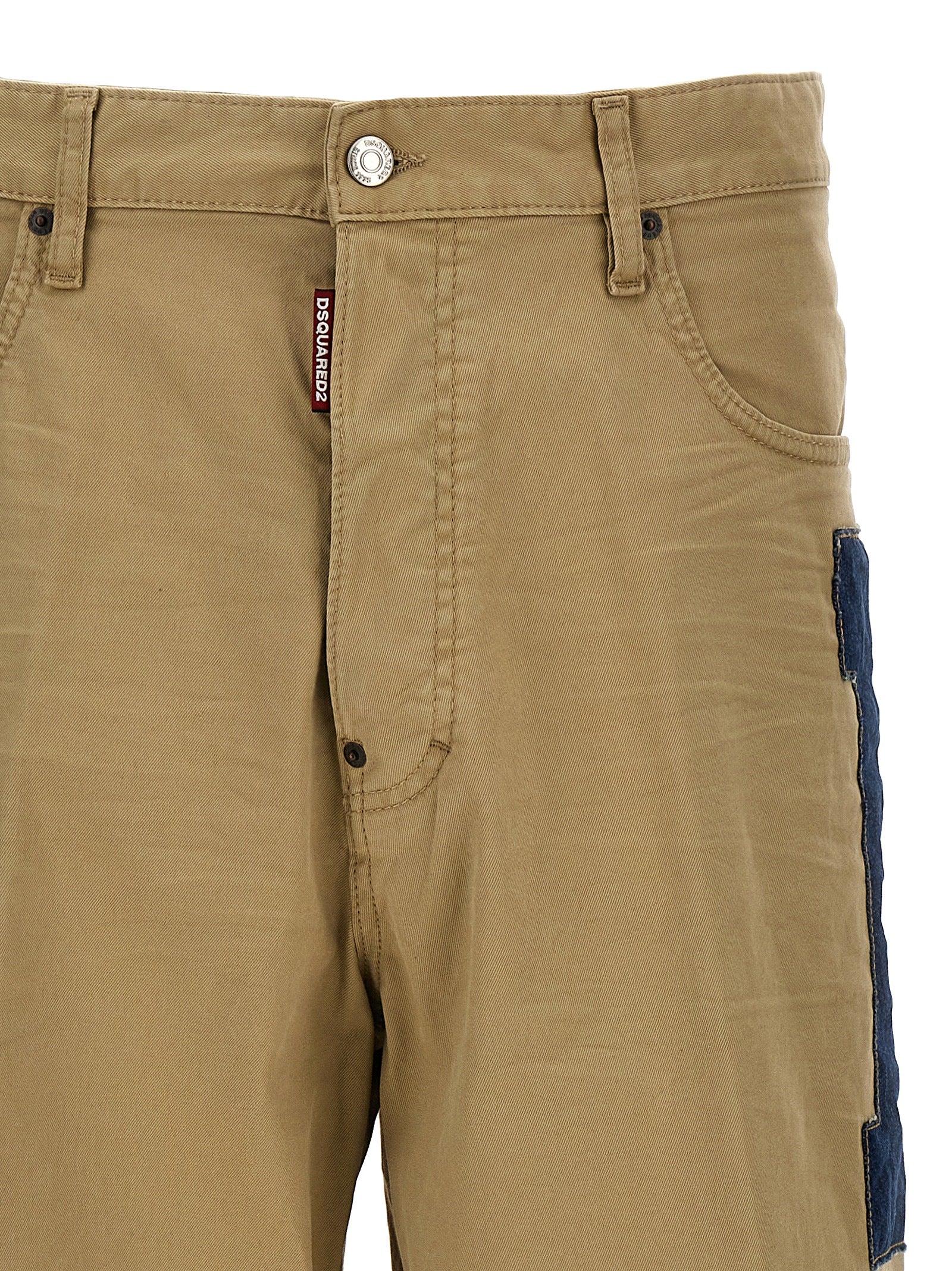 Dsquared2 Eros Graphic Jeans Beige Jeans Dsquared2
