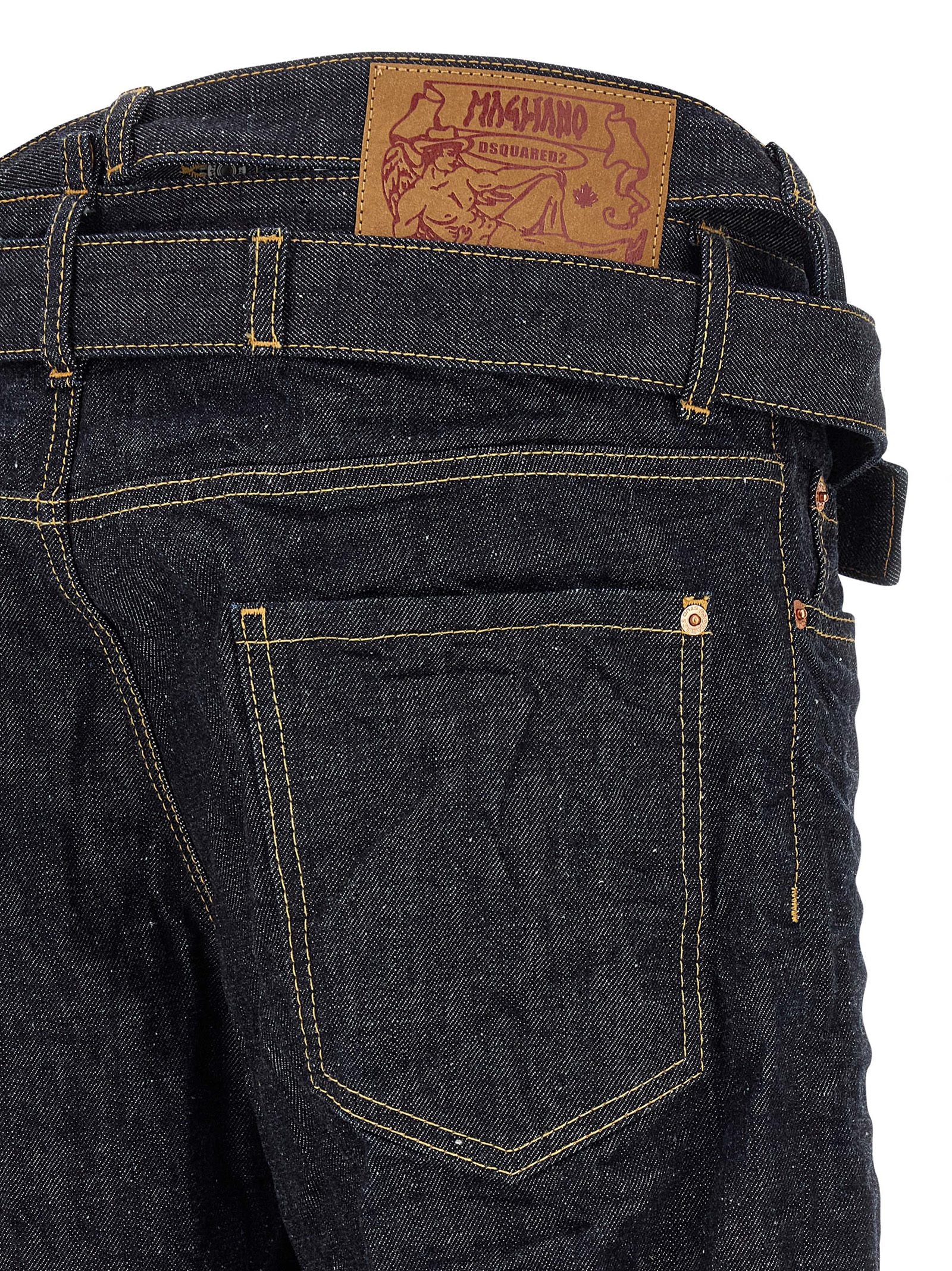 Magliano x Dsquared2 Butch Fit Jeans Dark Blue Jeans Dsquared2