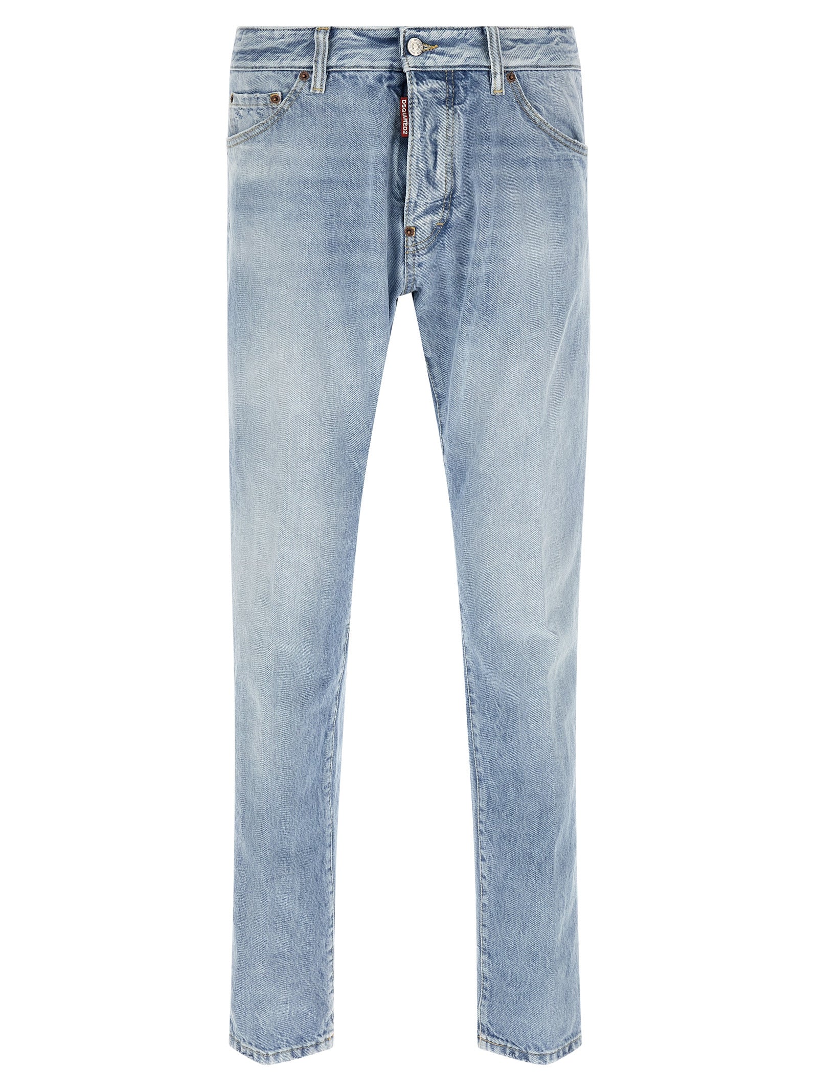 Dsquared2 Teddy Slim Fit Jeans Light Blue
