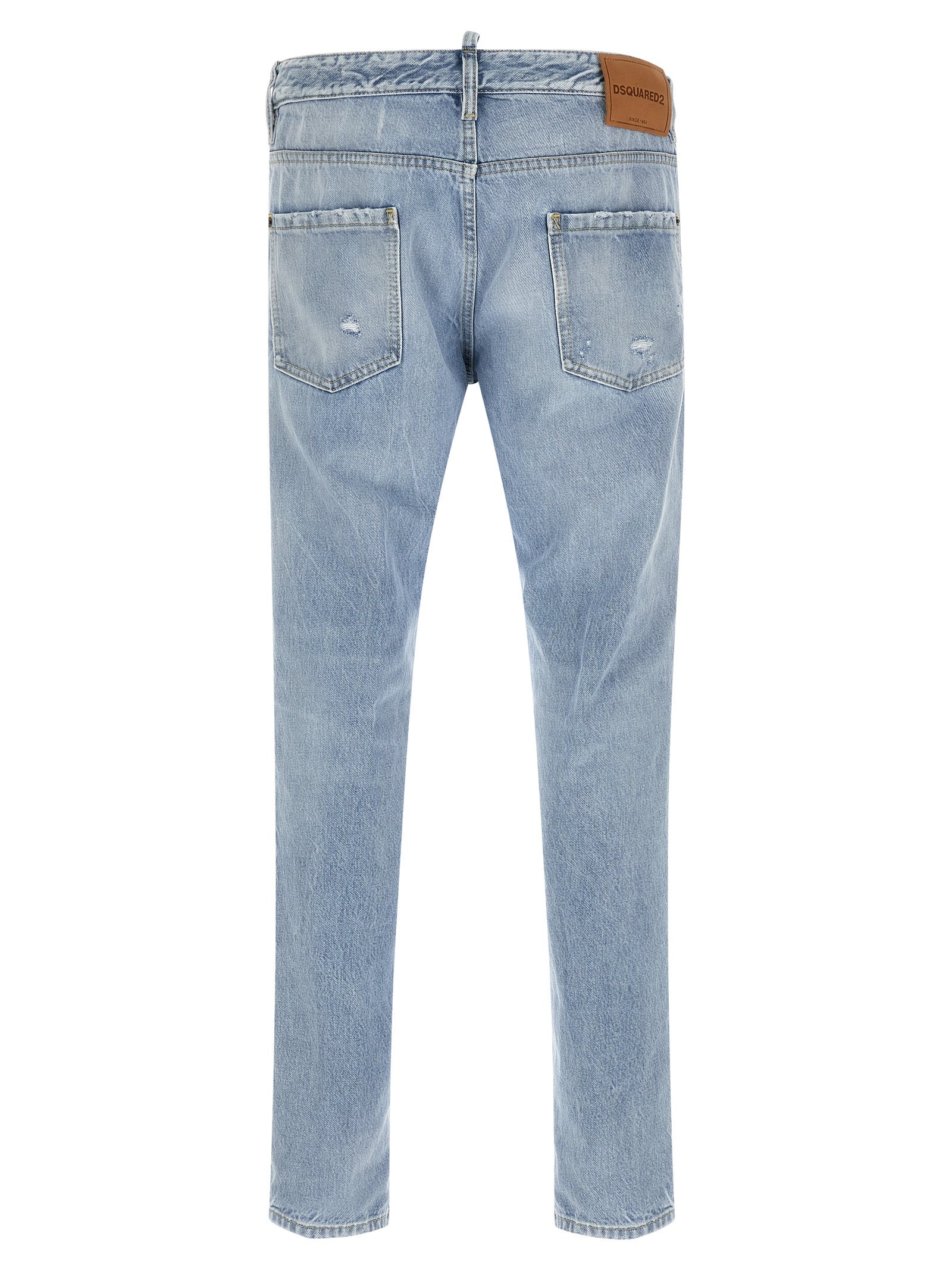 Dsquared2 Teddy Slim Fit Jeans Light Blue-thumbmail-2