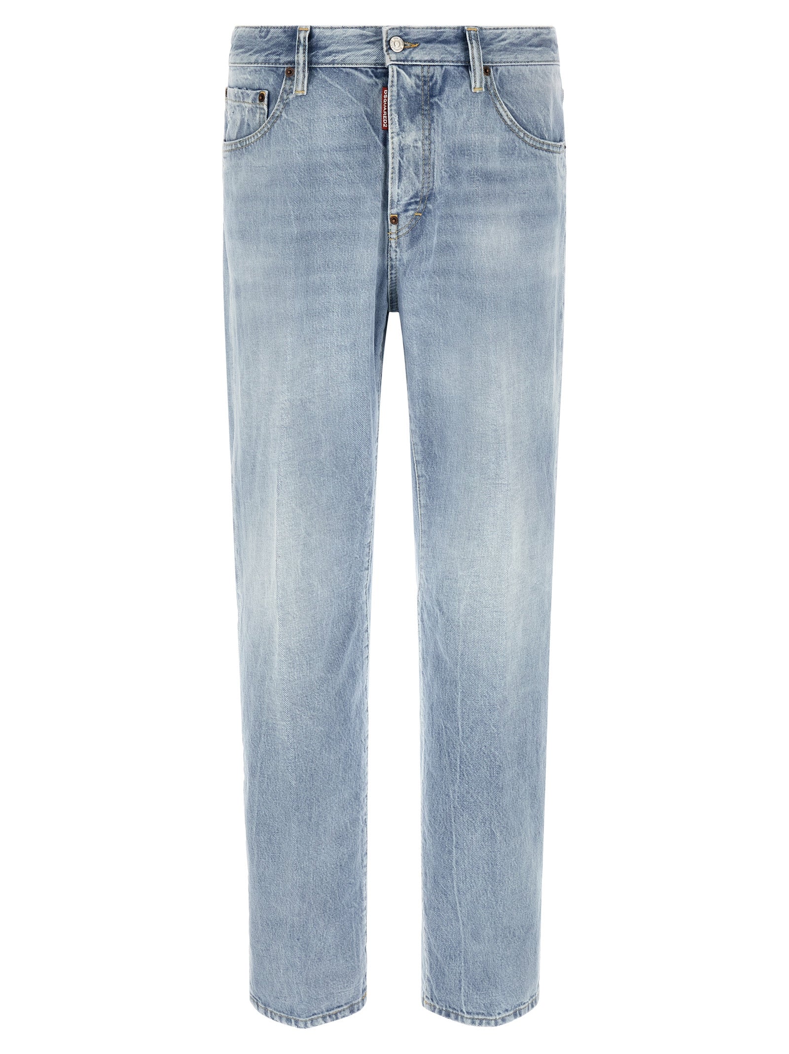 Dsquared2 642 Baggy Fit 5-Pocket Jeans Light Blue