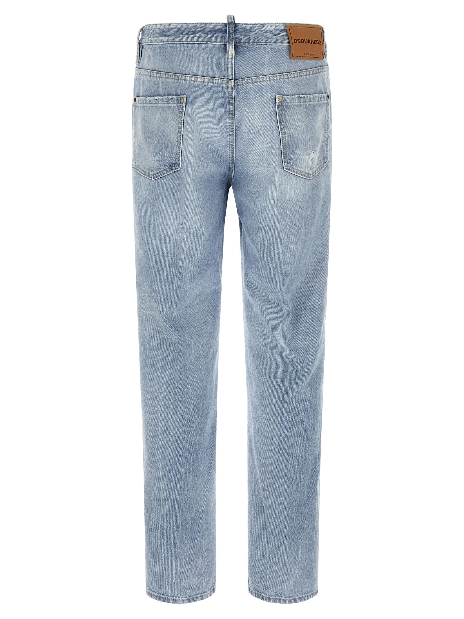 Dsquared2 642 Baggy Fit 5-Pocket Jeans Light Blue
