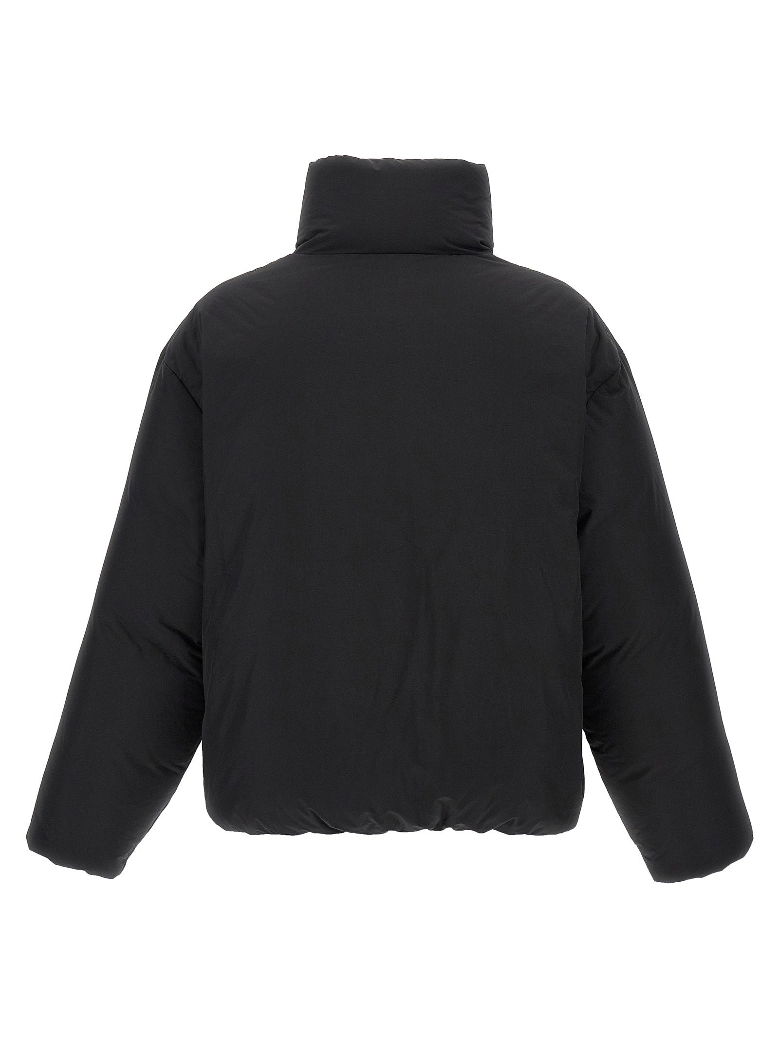 Dsquared2 Ball Padded Jacket Zwart - achteraanzicht ball-silhouet
