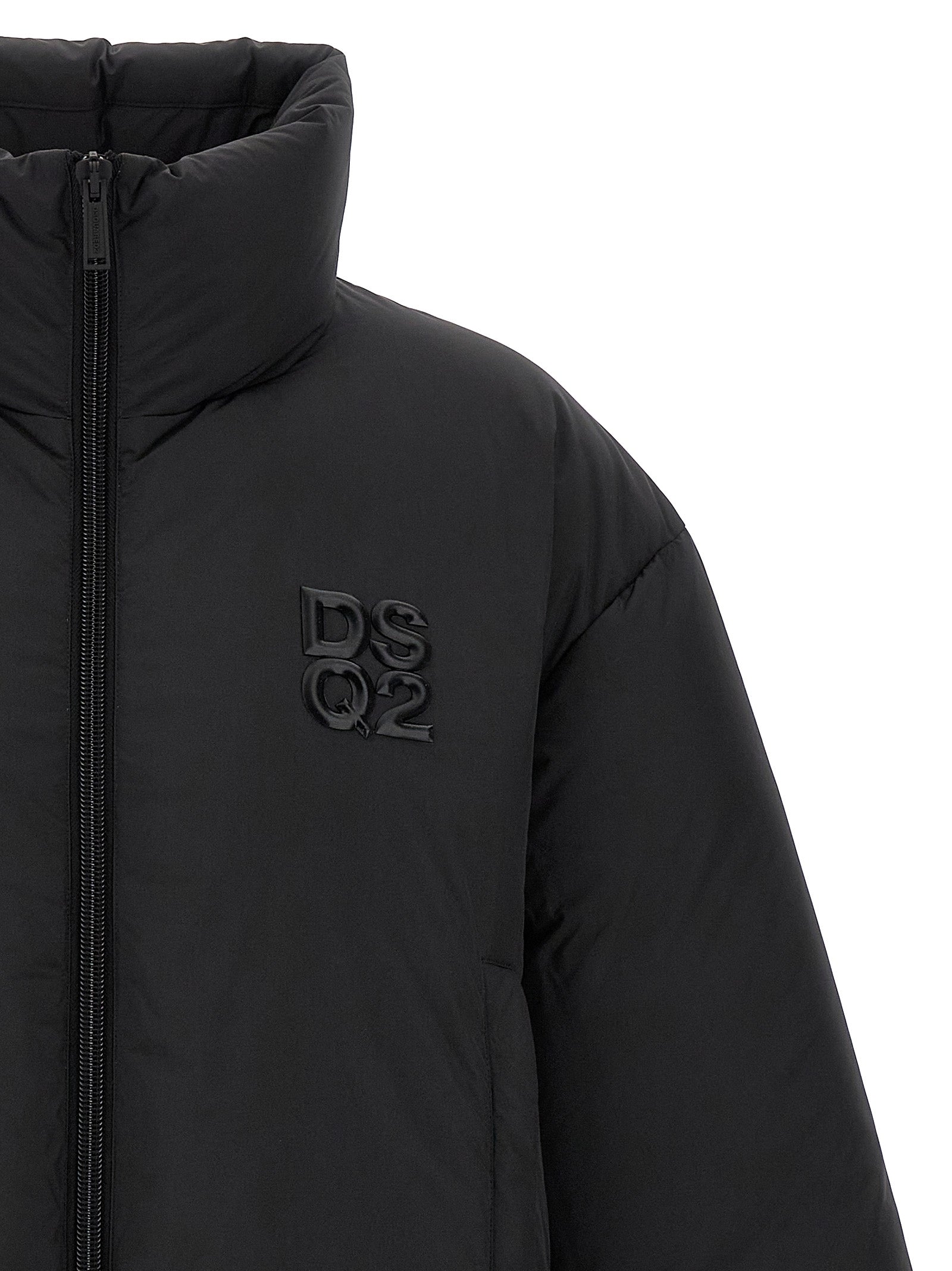 Dsquared2 Ball Nylon Puffer Down Jacket Black-thumbmail-3