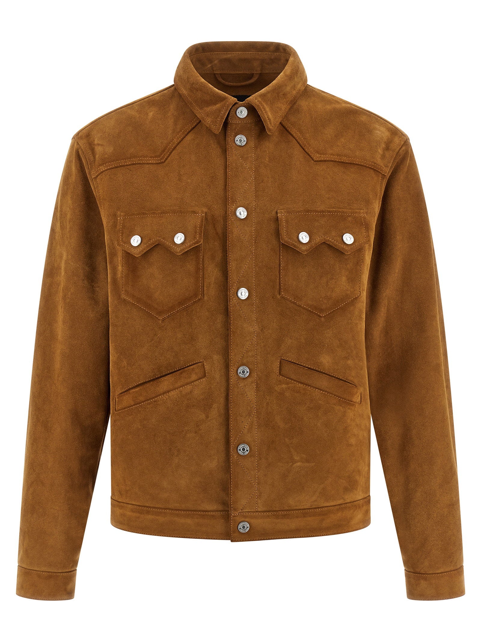 Dsquared2 Suede Boxy Shirt Jacket Jackets Dsquared2