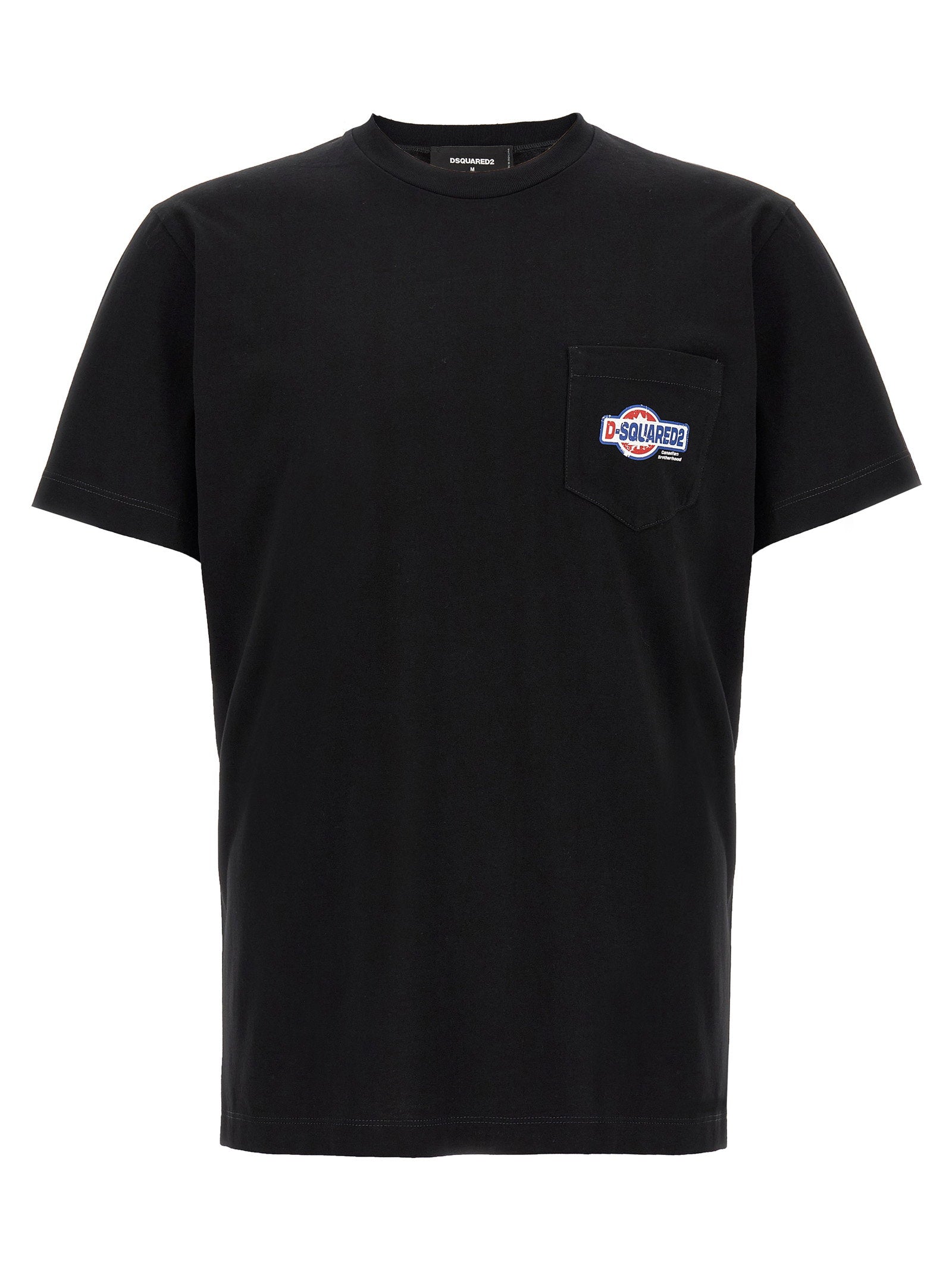 Dsquared2 Cool Fit Chest Pocket T-shirt Zwart Topwear Dsquared2