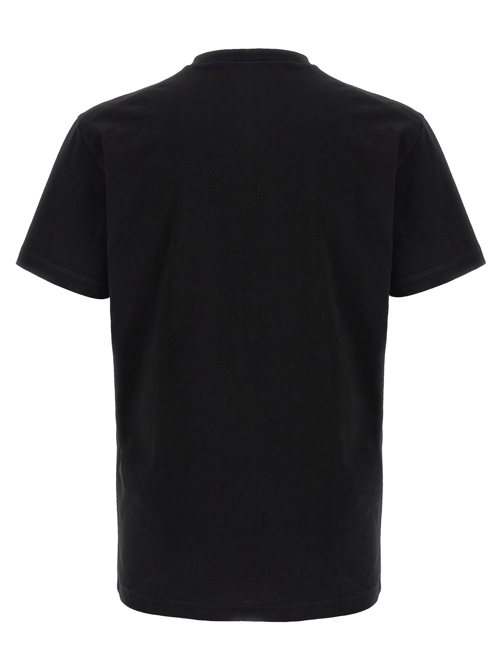 Dsquared2 Cool Fit Chest Pocket T-shirt zwart, close-up borstzak met D2-logopatch