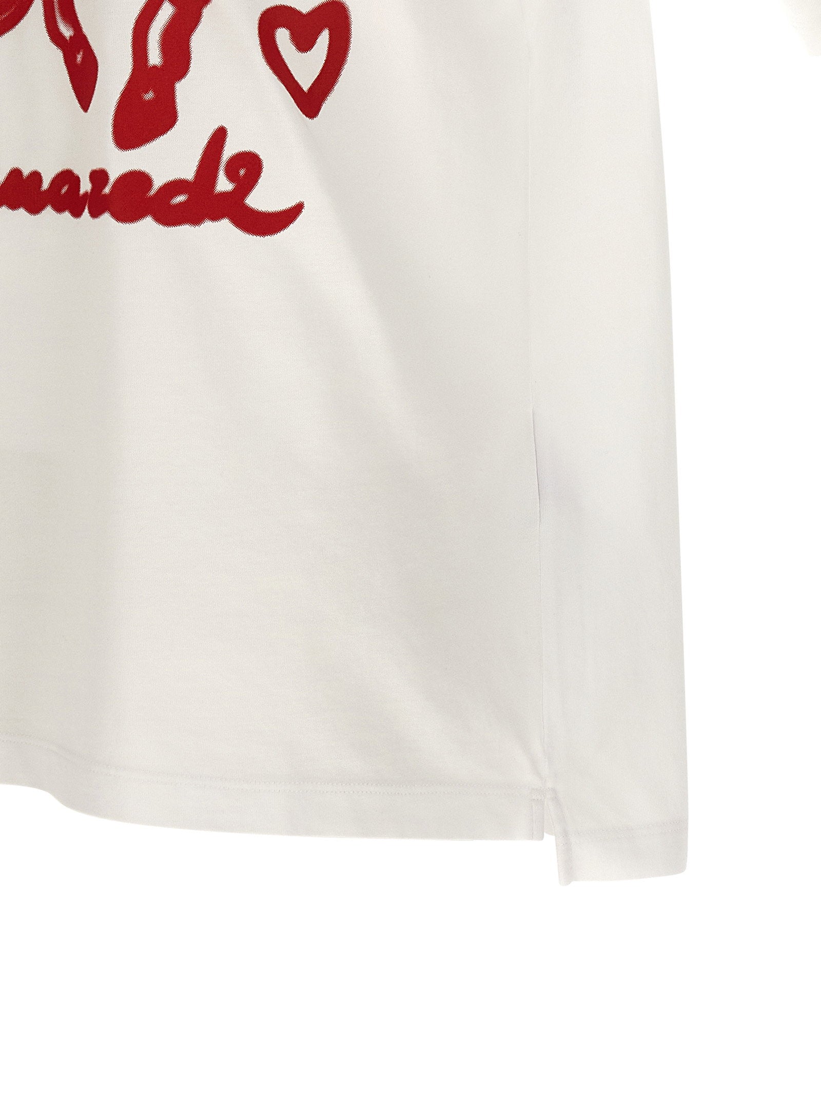 Dsquared2 loose-fit T-shirt wit zijaanzicht