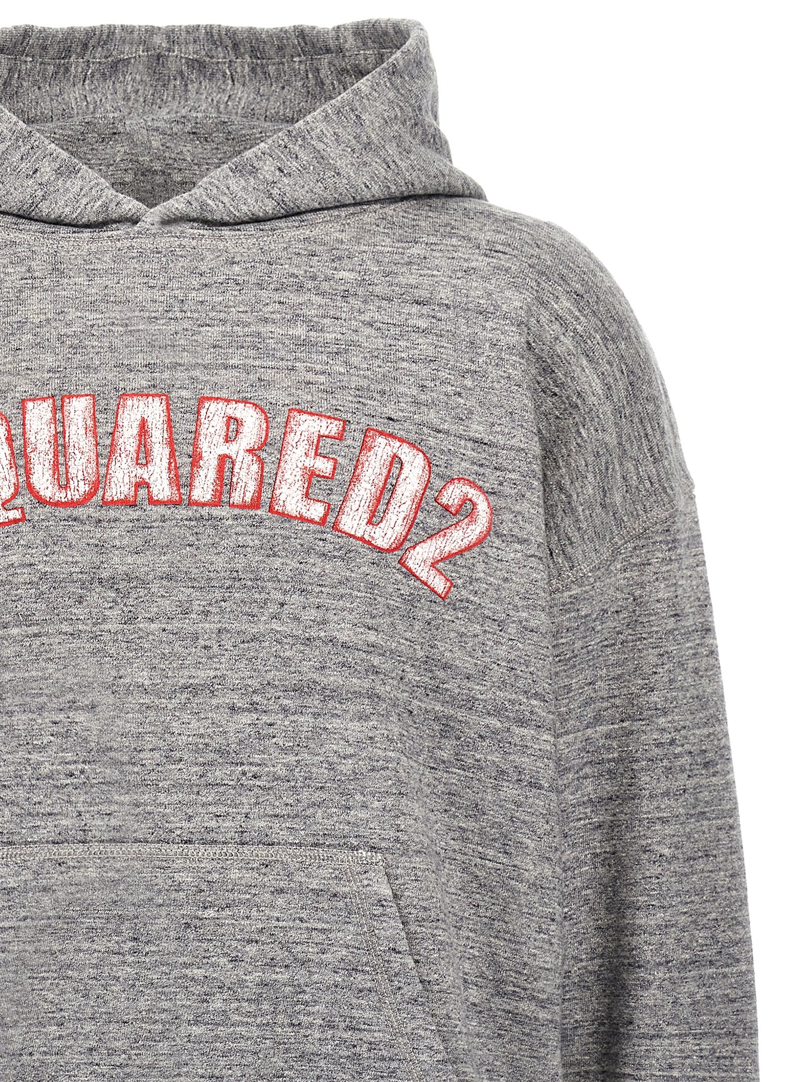 Dsquared2 NYC Logo Hoodie Grey-thumbmail-3