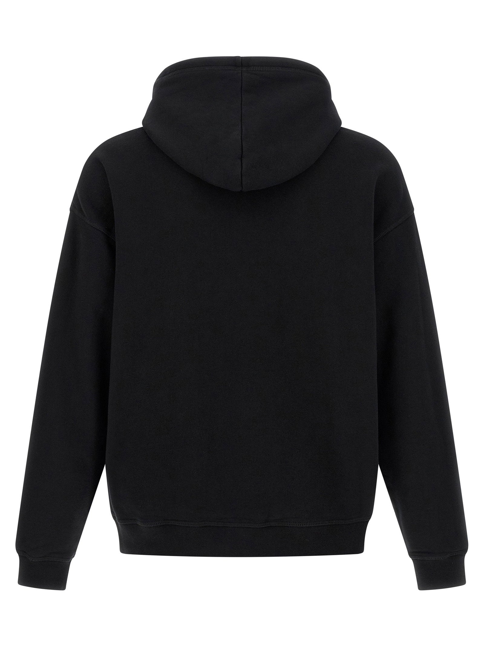 Dsquared2 zwarte hoodie effen achterzijde