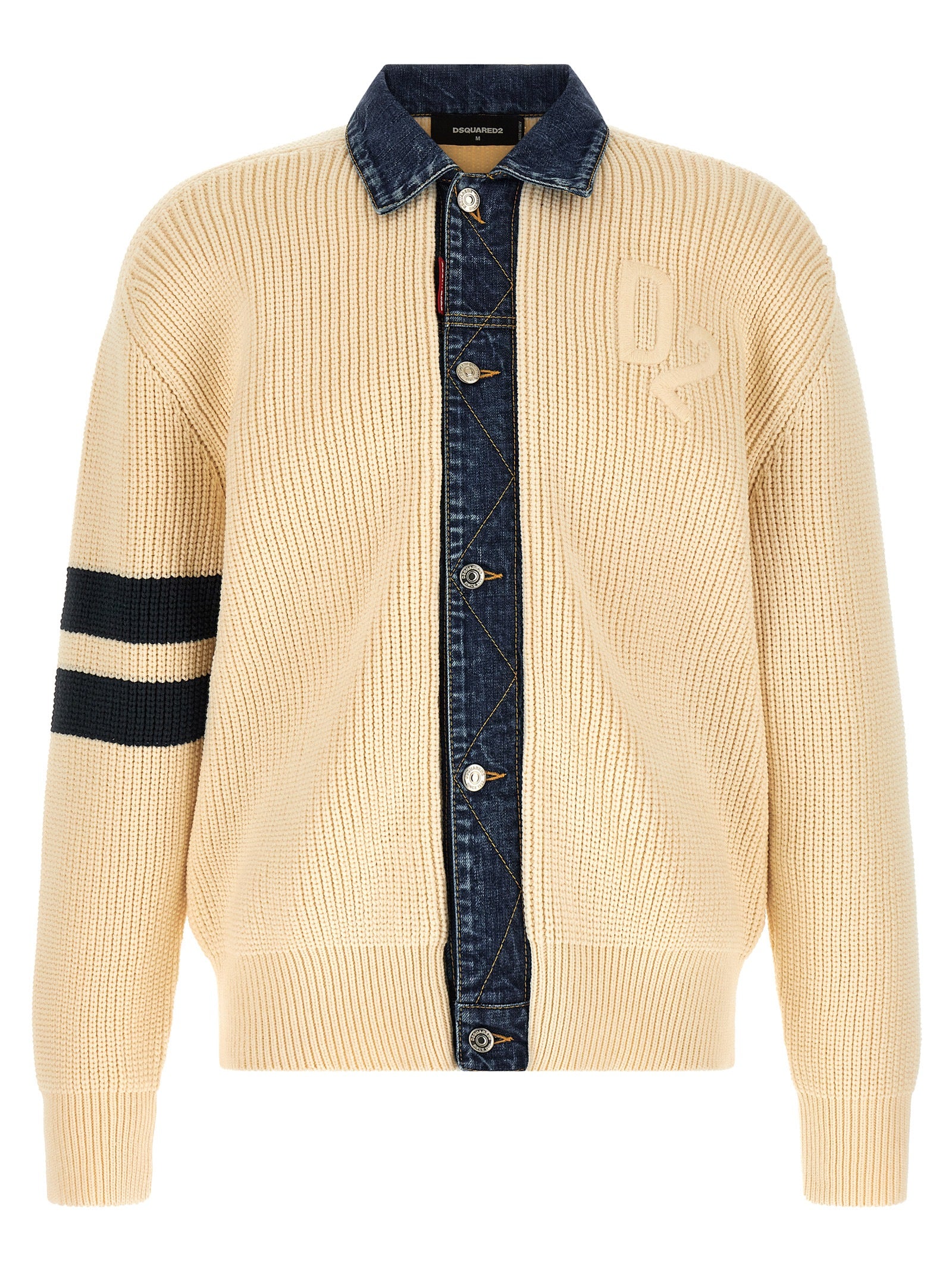Dsquared2 Denim Mix D2 Cardigan