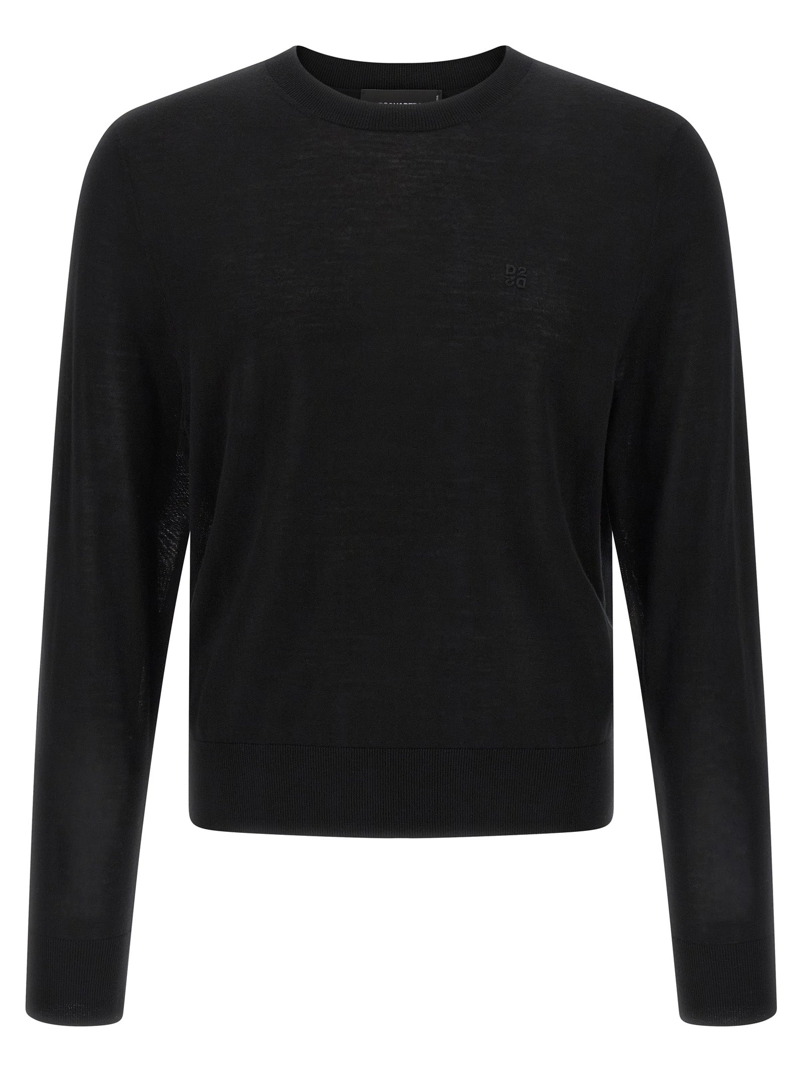 Dsquared2 Fine Wool Knit Sweater Black