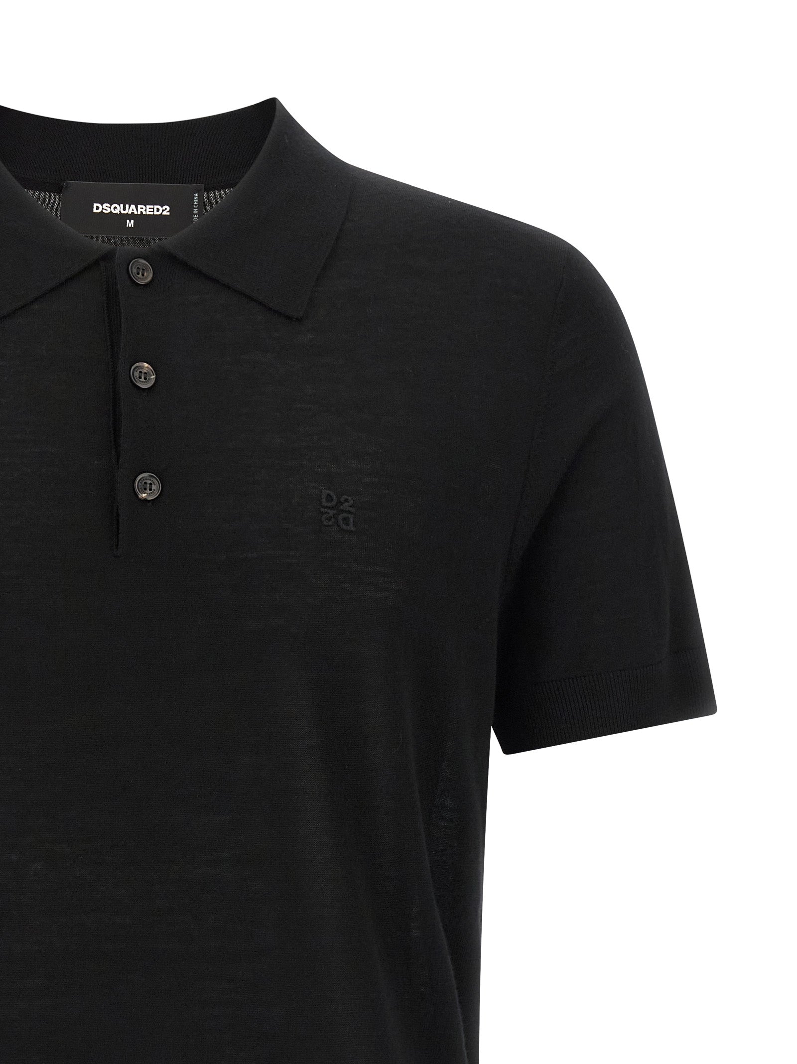 Dsquared2 Wool Polo Shirt-3