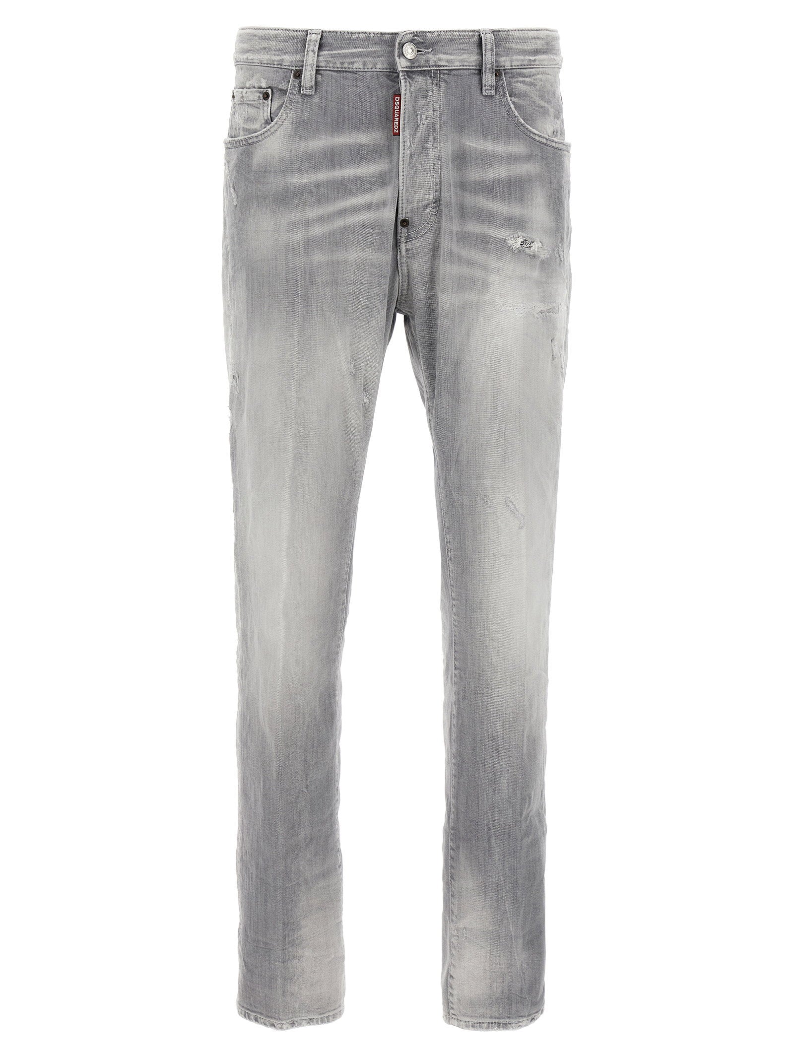Dsquared2 642 Straight-Leg Jeans Grijs Jeans Dsquared2