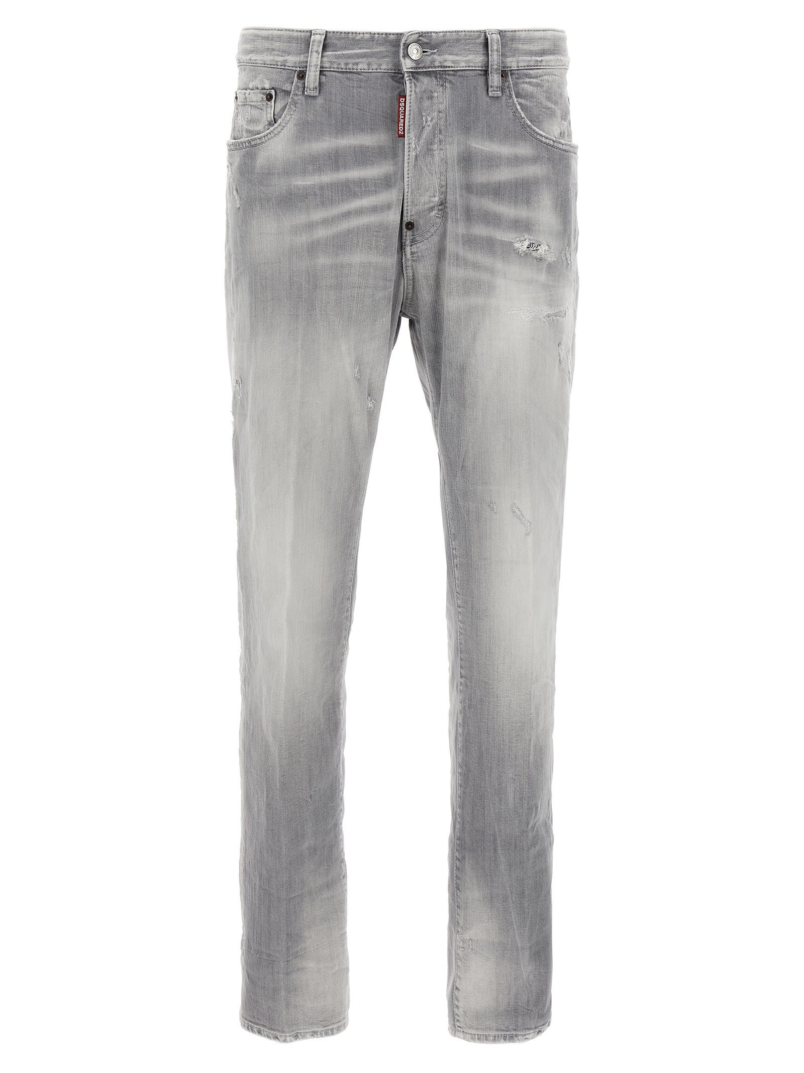 Dsquared2 642 Jeans Light Grey Distressed