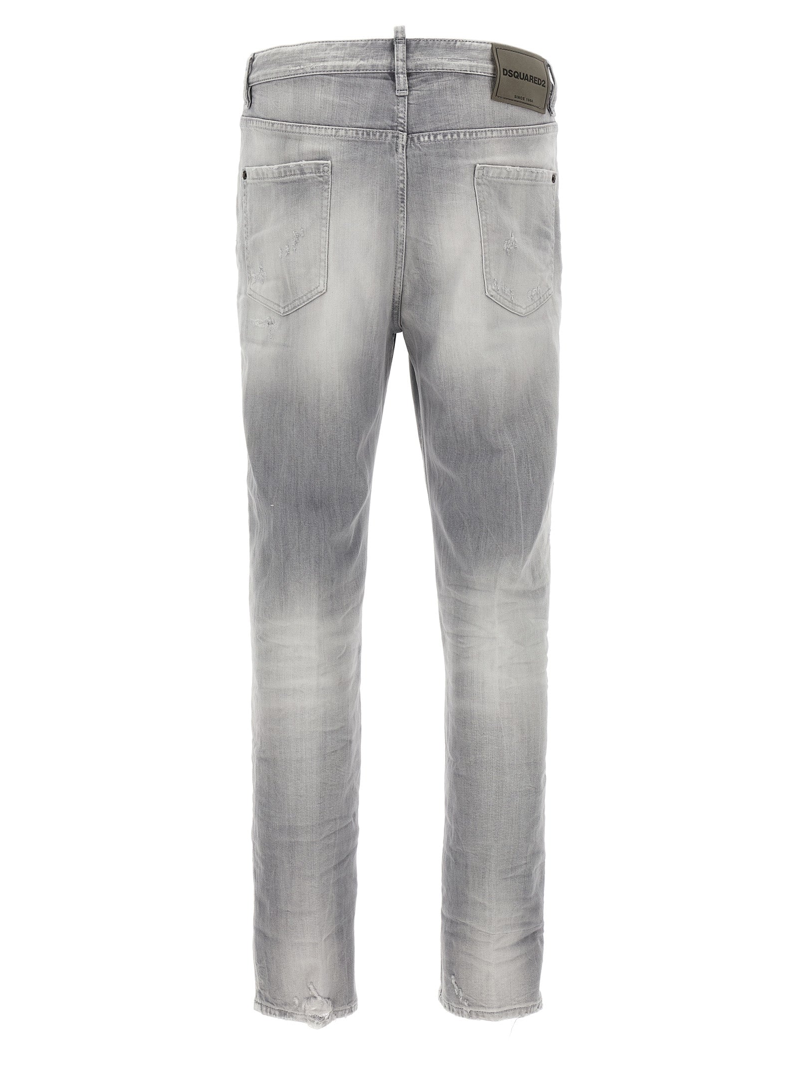 Dsquared2 642 Jeans Light Grey Distressed