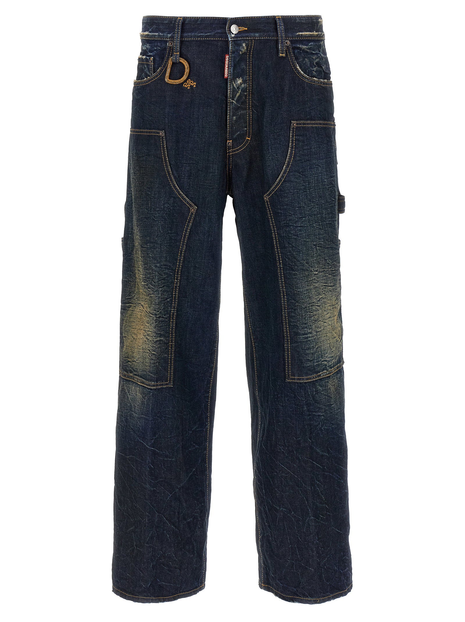 Dsquared2 Loose Carpenter Jeans Navy Jeans Dsquared2