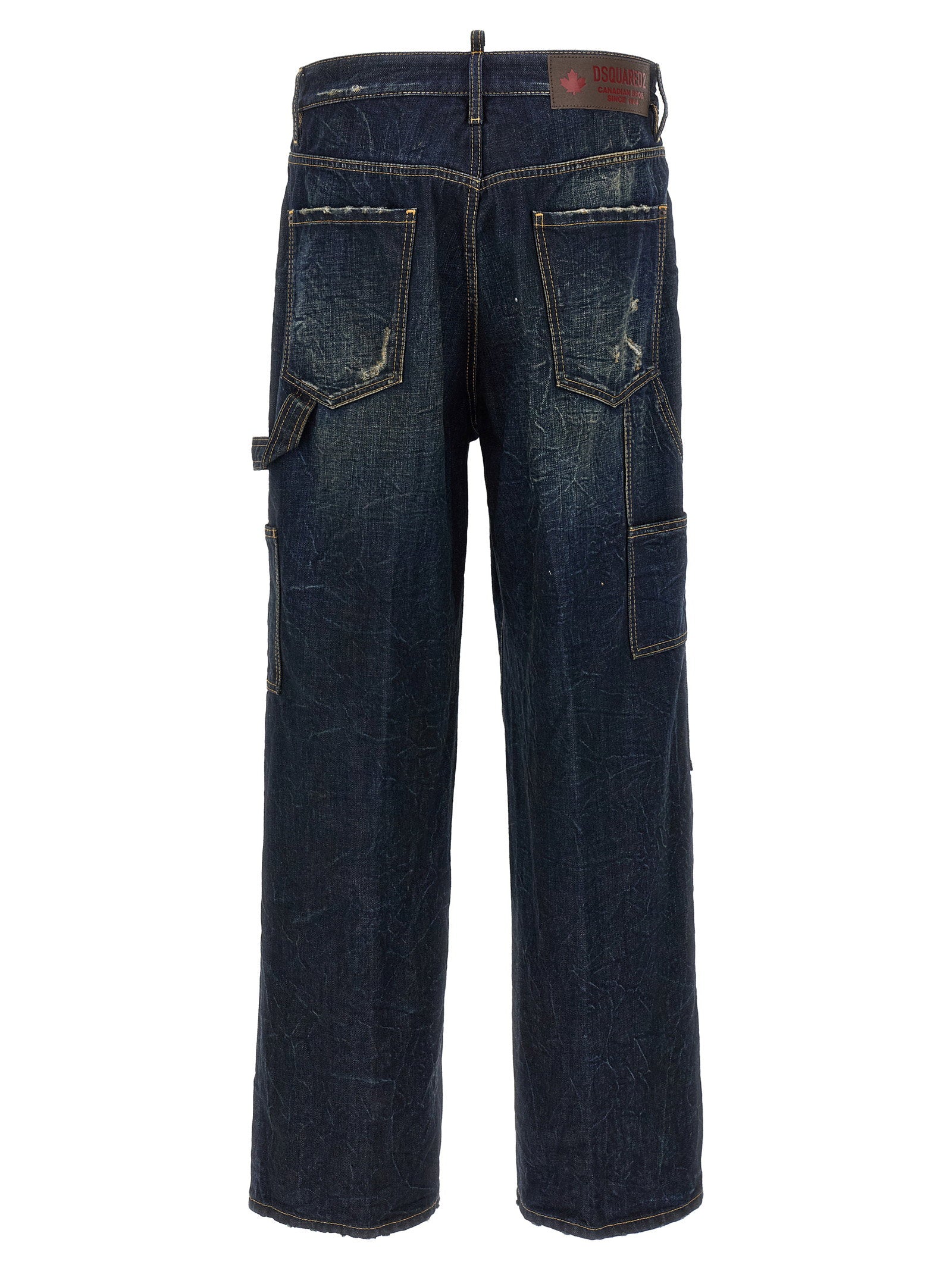 Dsquared2 Loose Carpenter Jeans Donkerblauw-thumbmail-2