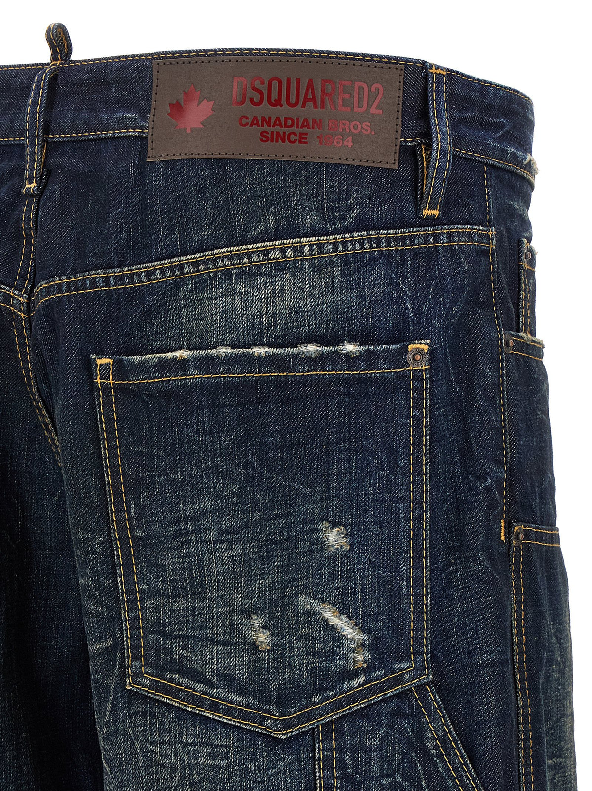 Dsquared2 Loose Carpenter Jeans Donkerblauw-thumbmail-4