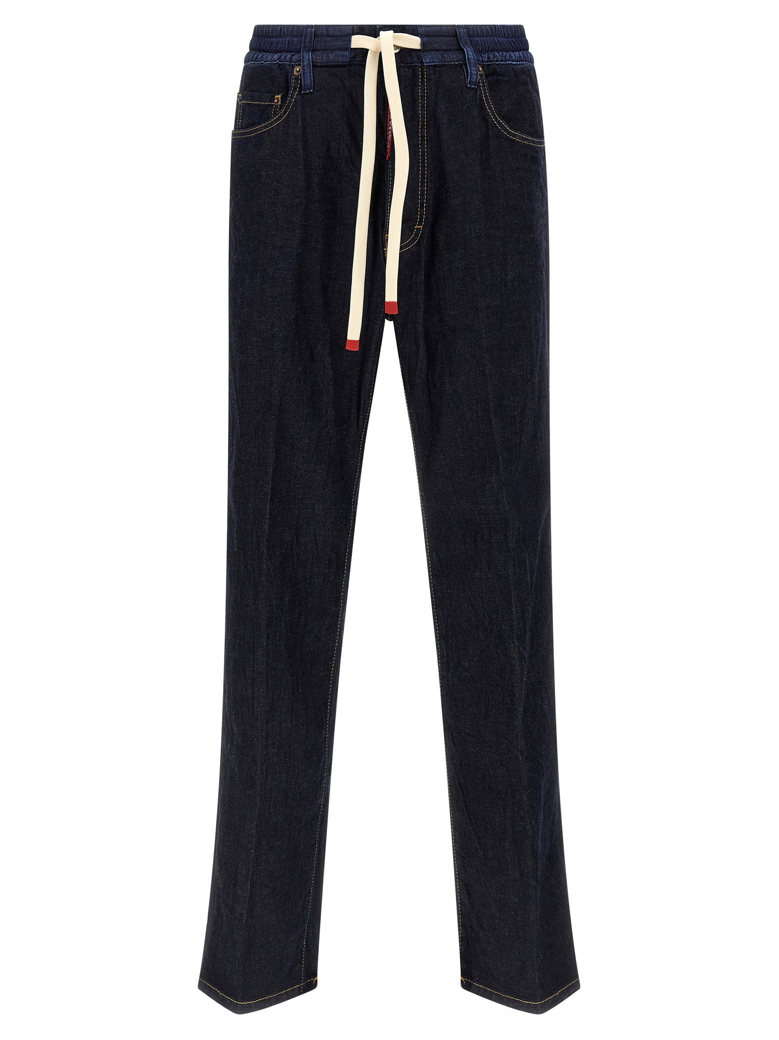 Dsquared2 Crinkled Jeans Katoen-Hennep Blauw Jeans Dsquared2