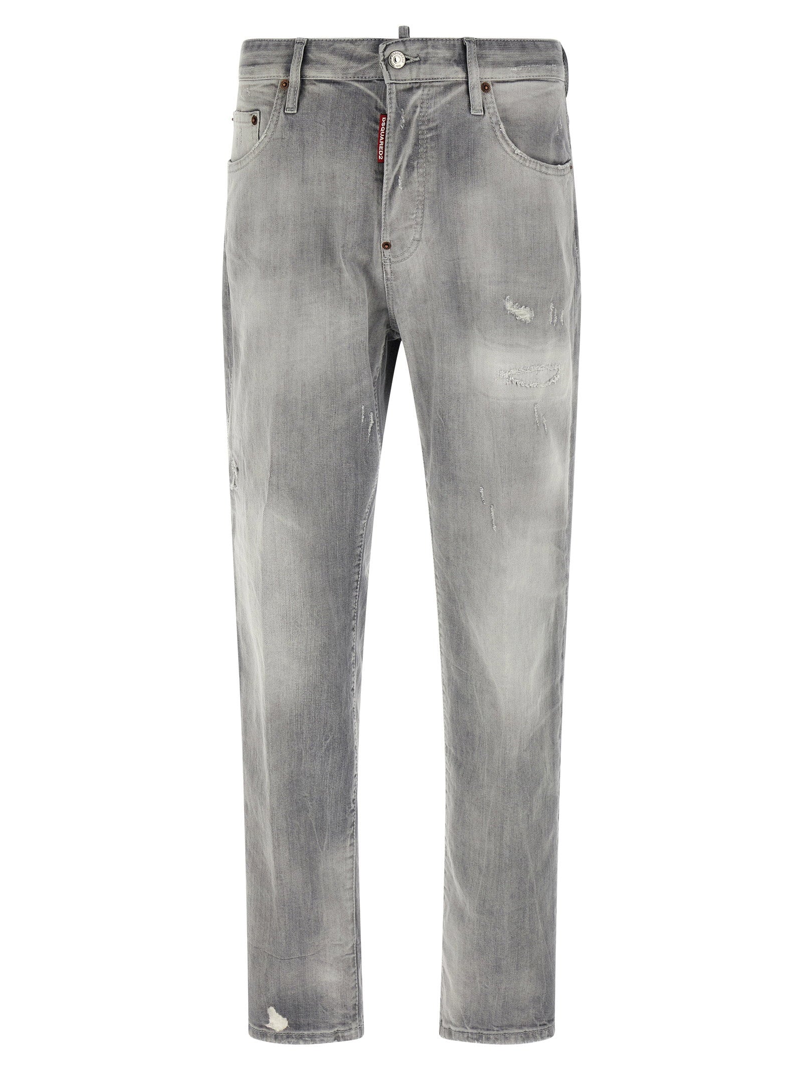 Dsquared2 642 jeans grijs - vooraanzicht