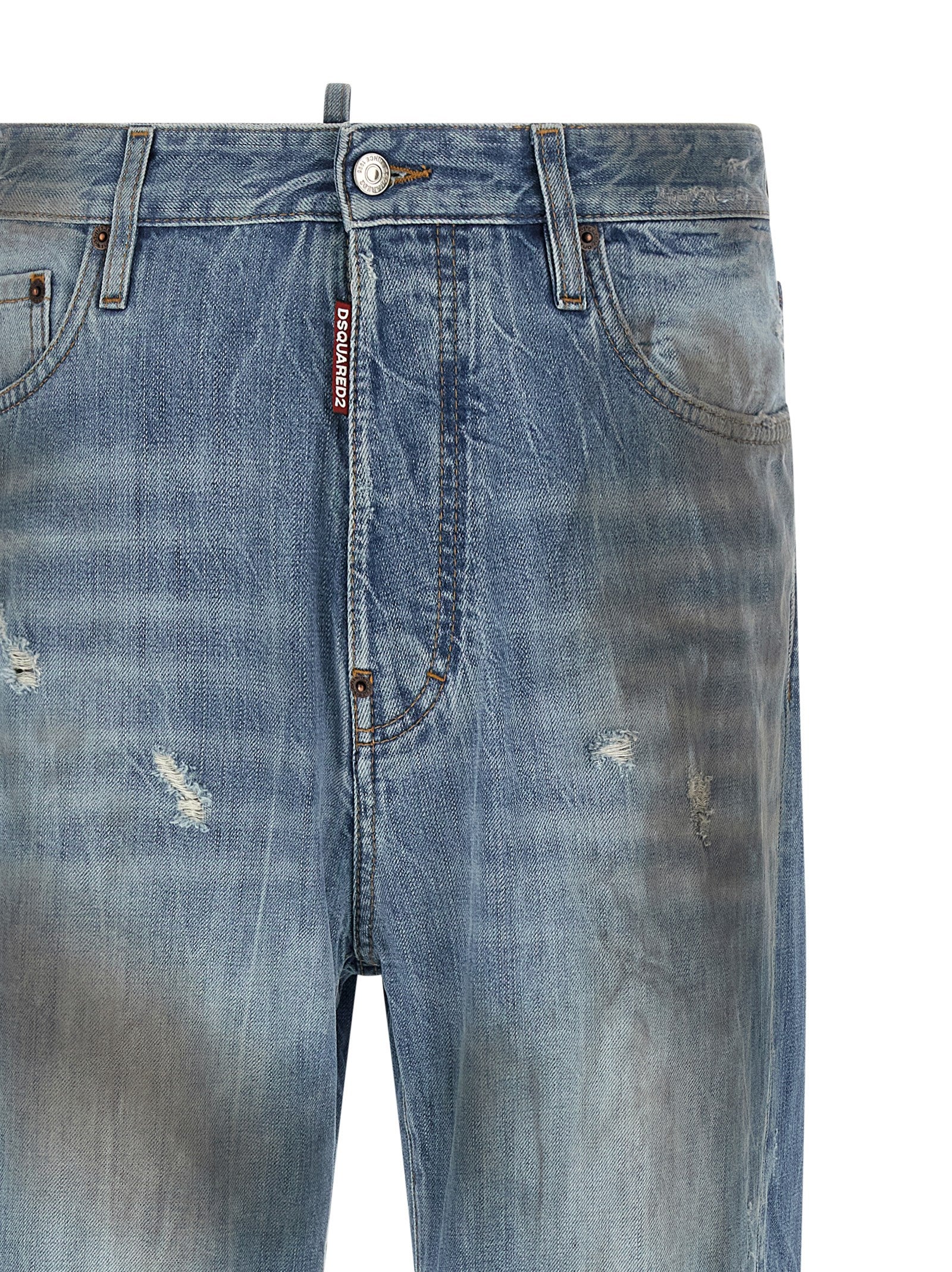Dsquared2 Loose Twisted Jeans-3