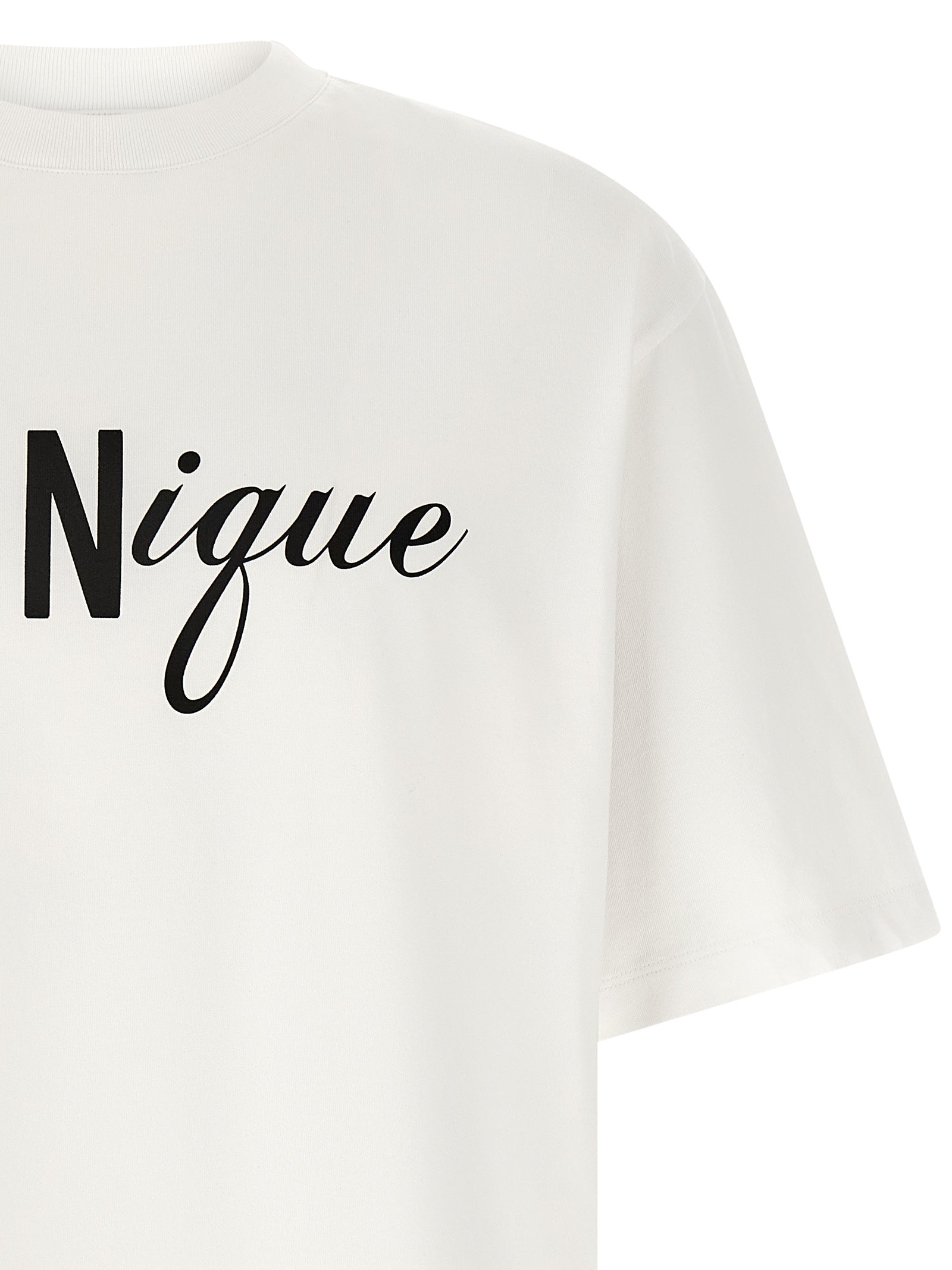 Dsquared2 ICONique Logo Print T-Shirt White Topwear Dsquared2