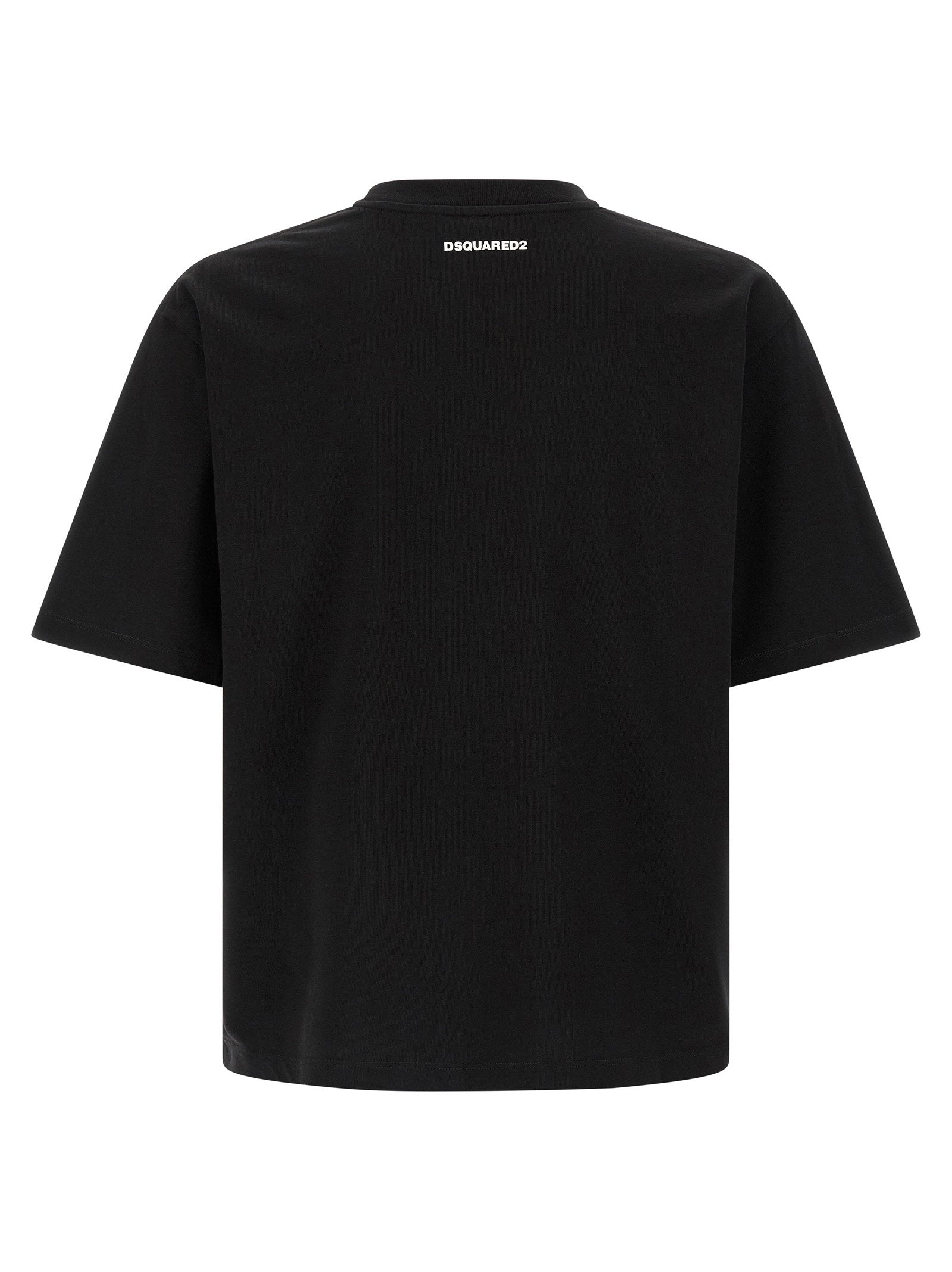 Dsquared2 ICONique T-Shirt Black Topwear Dsquared2
