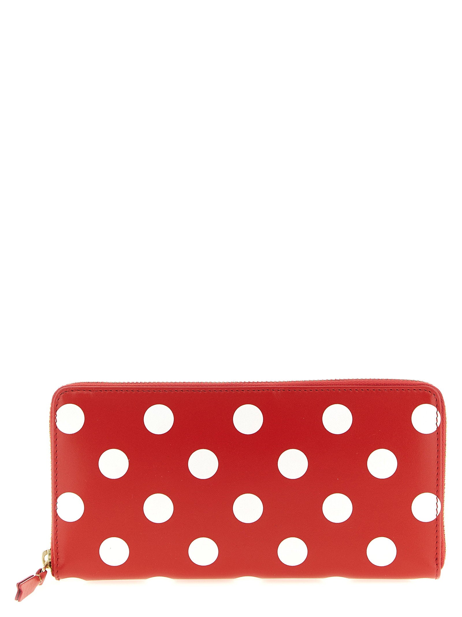 Comme des Garçons Wallet Polka Dot Portemonnee Rood Portemonnee Comme Des Garcons Wallet