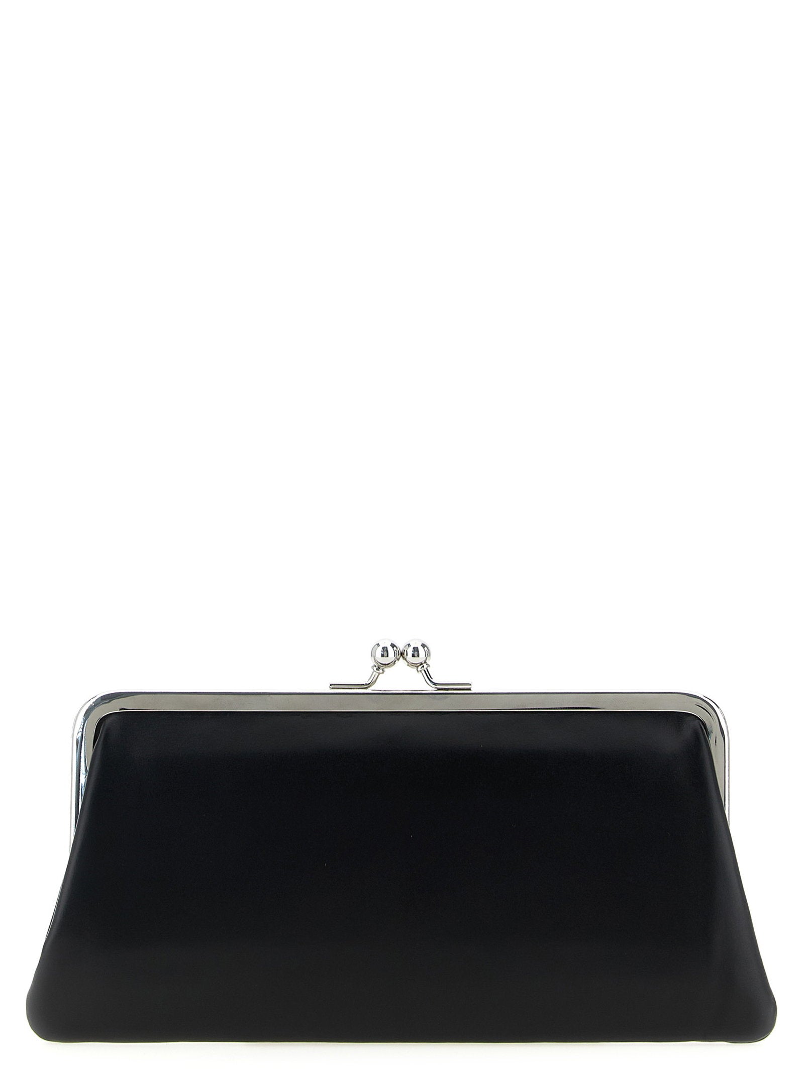 Comme des Garçons Wallet Classic Clasp Portemonnee Zwart