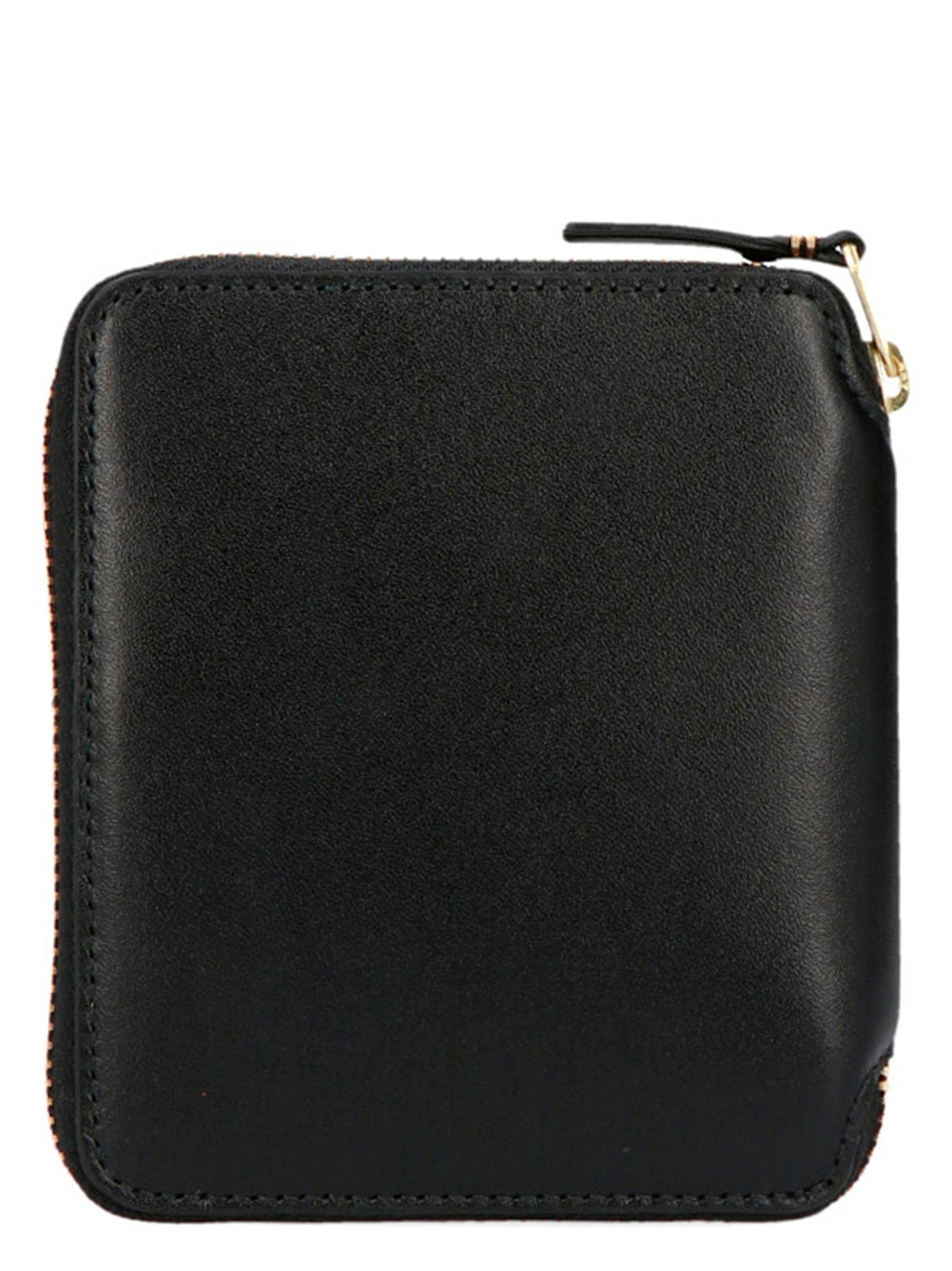 Comme des Garçons Wallet Arecalf SA2100 Zip Portemonnee Zwart Small Leather Goods Comme Des Garcons Wallet
