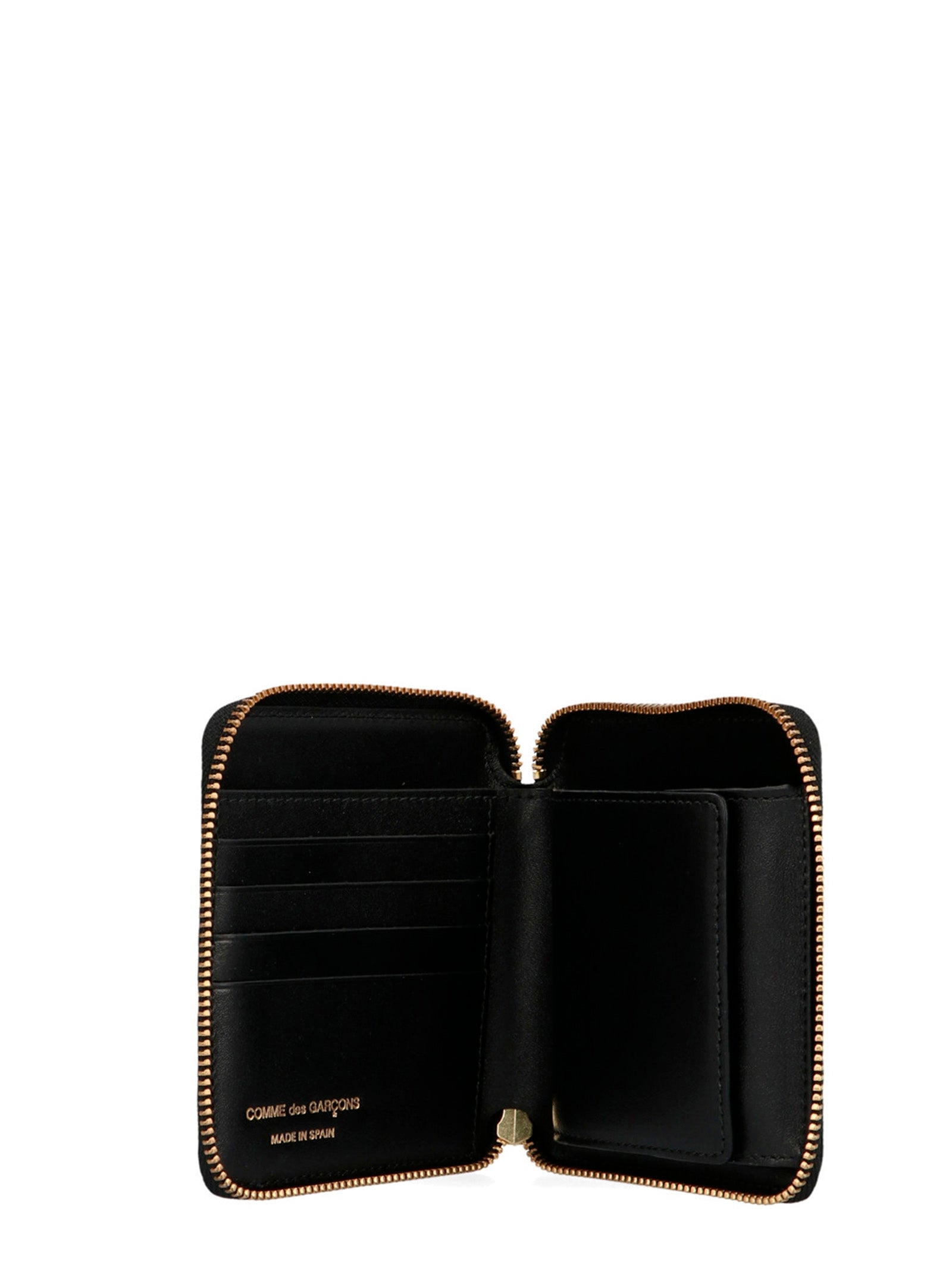 Comme des Garçons Wallet SA2100 Arecalf Leather Wallet Black-thumbmail-3